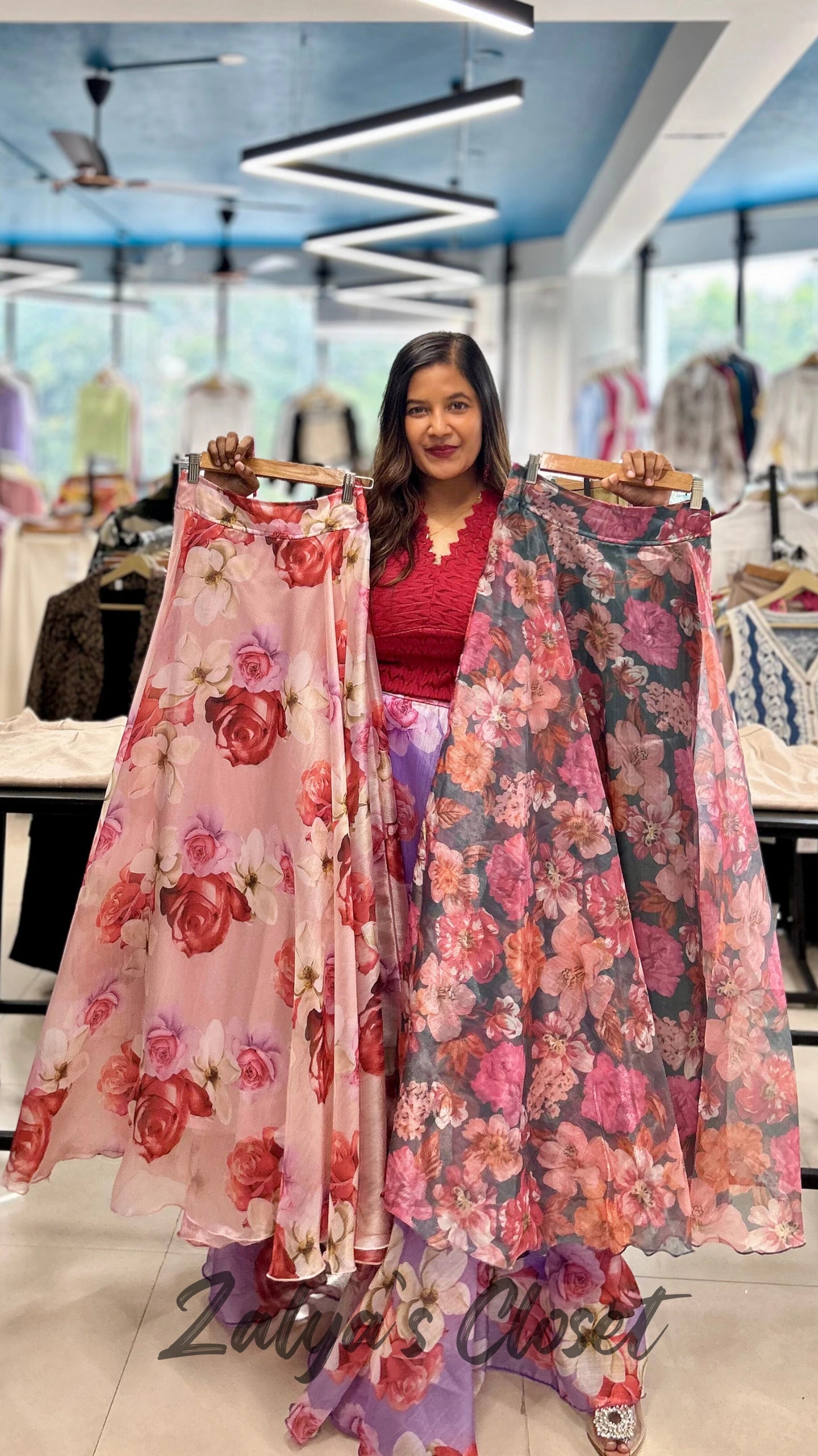 Floral Organza Skirts