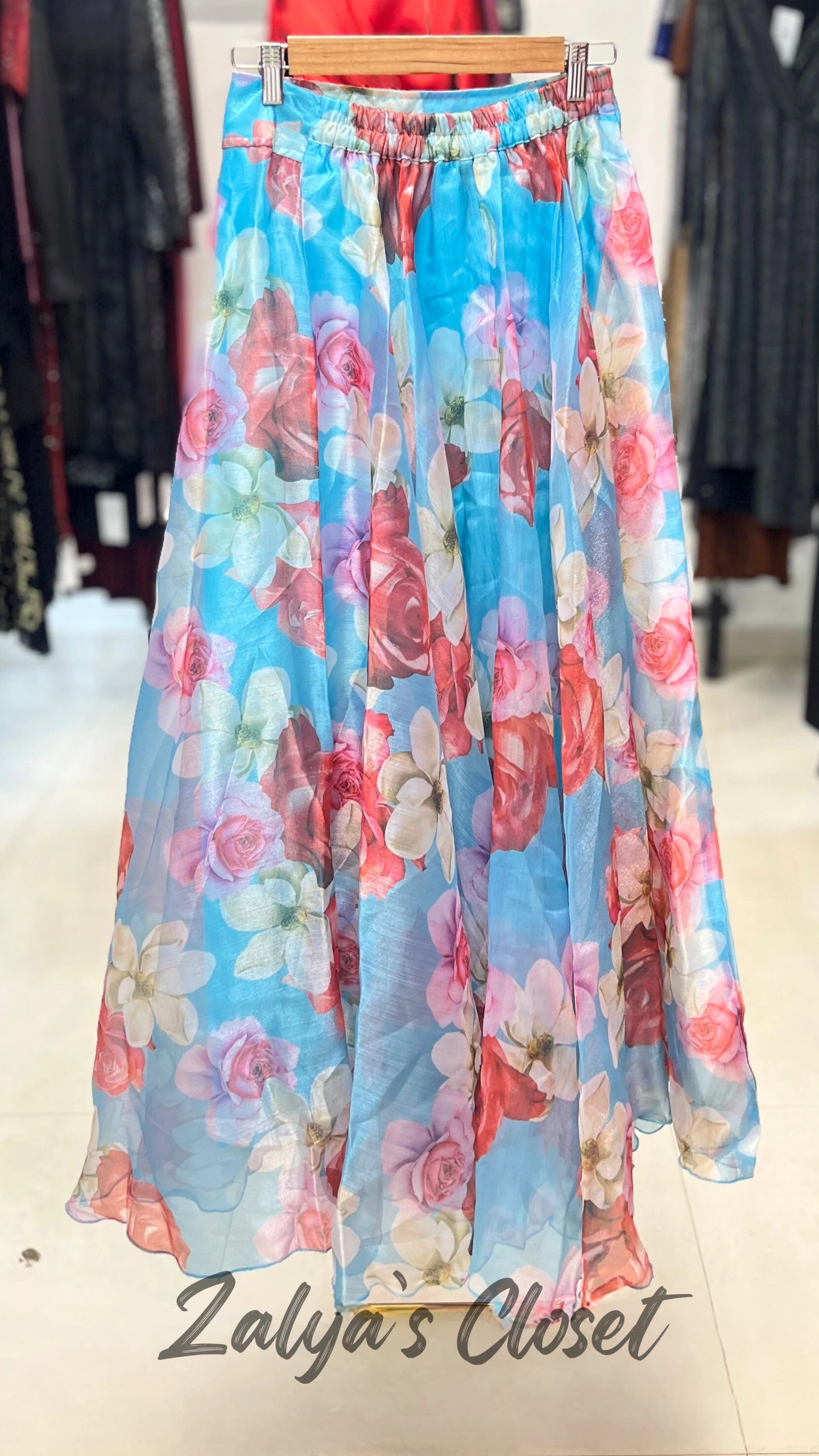 Floral Organza Skirts