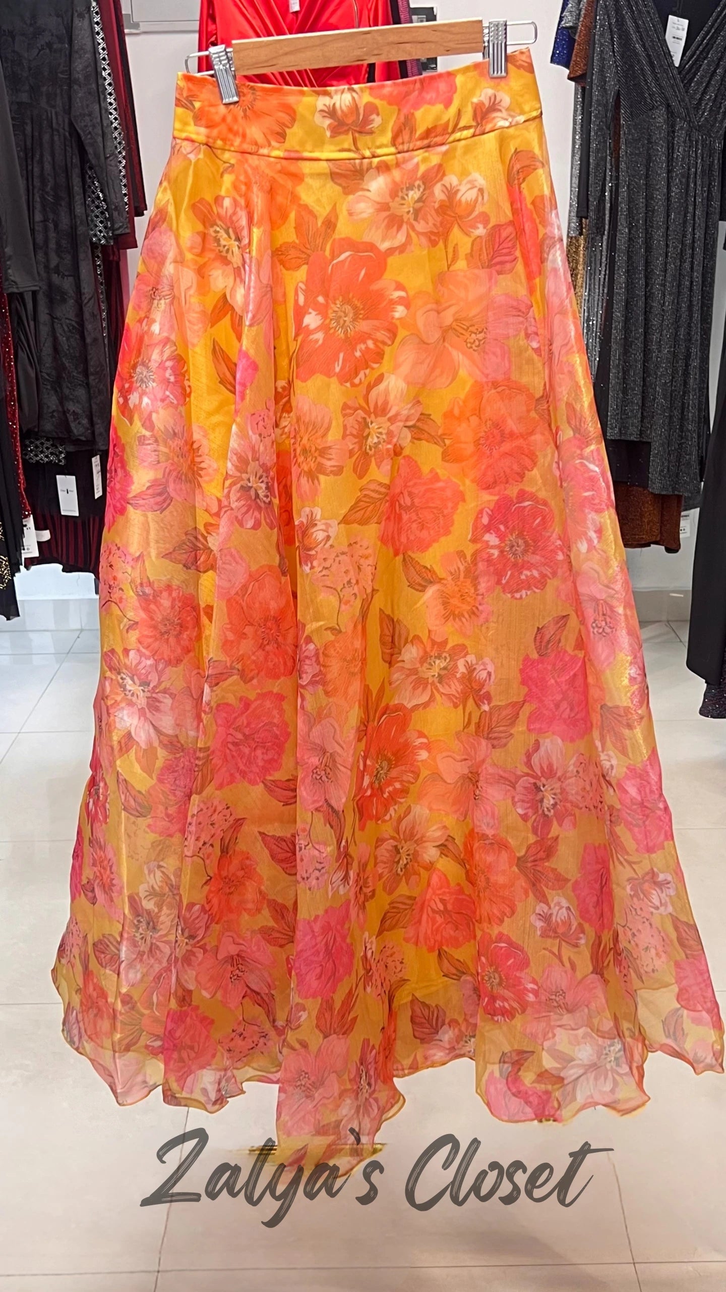 Floral Organza Skirts