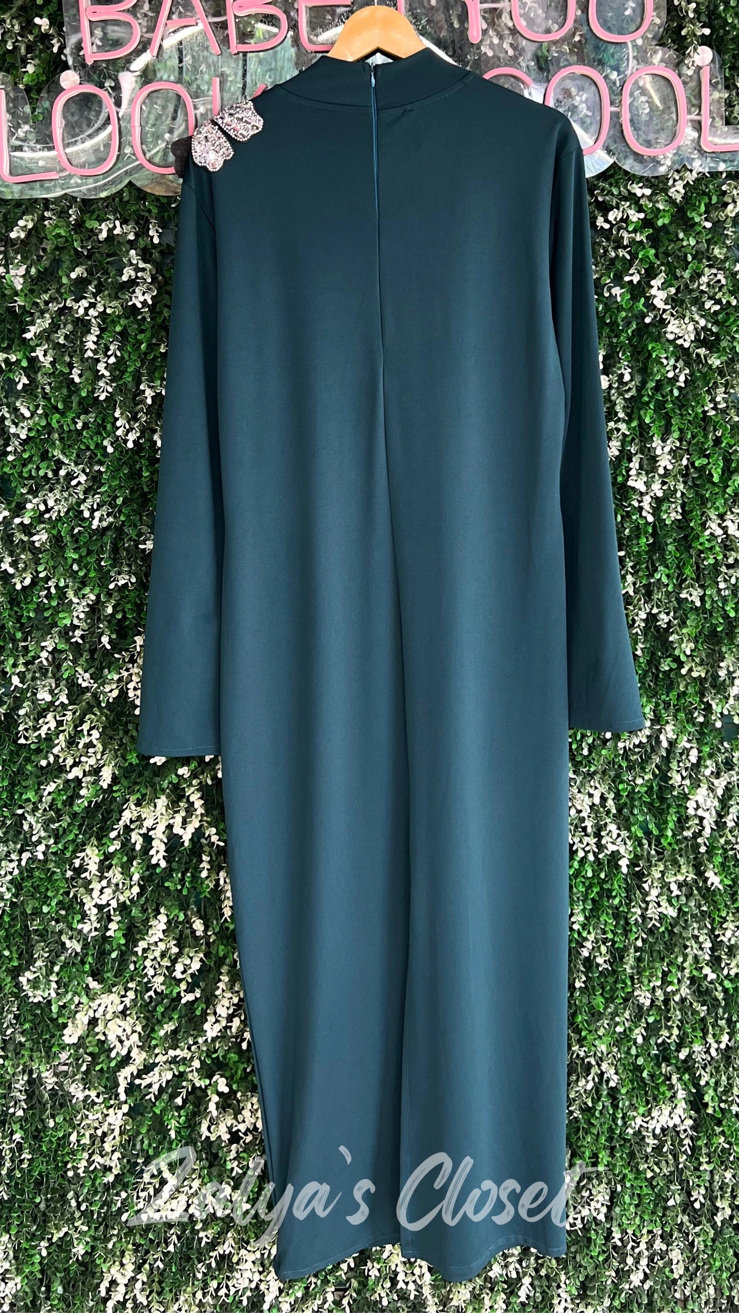 Flower Stone Work Full Length Party wear