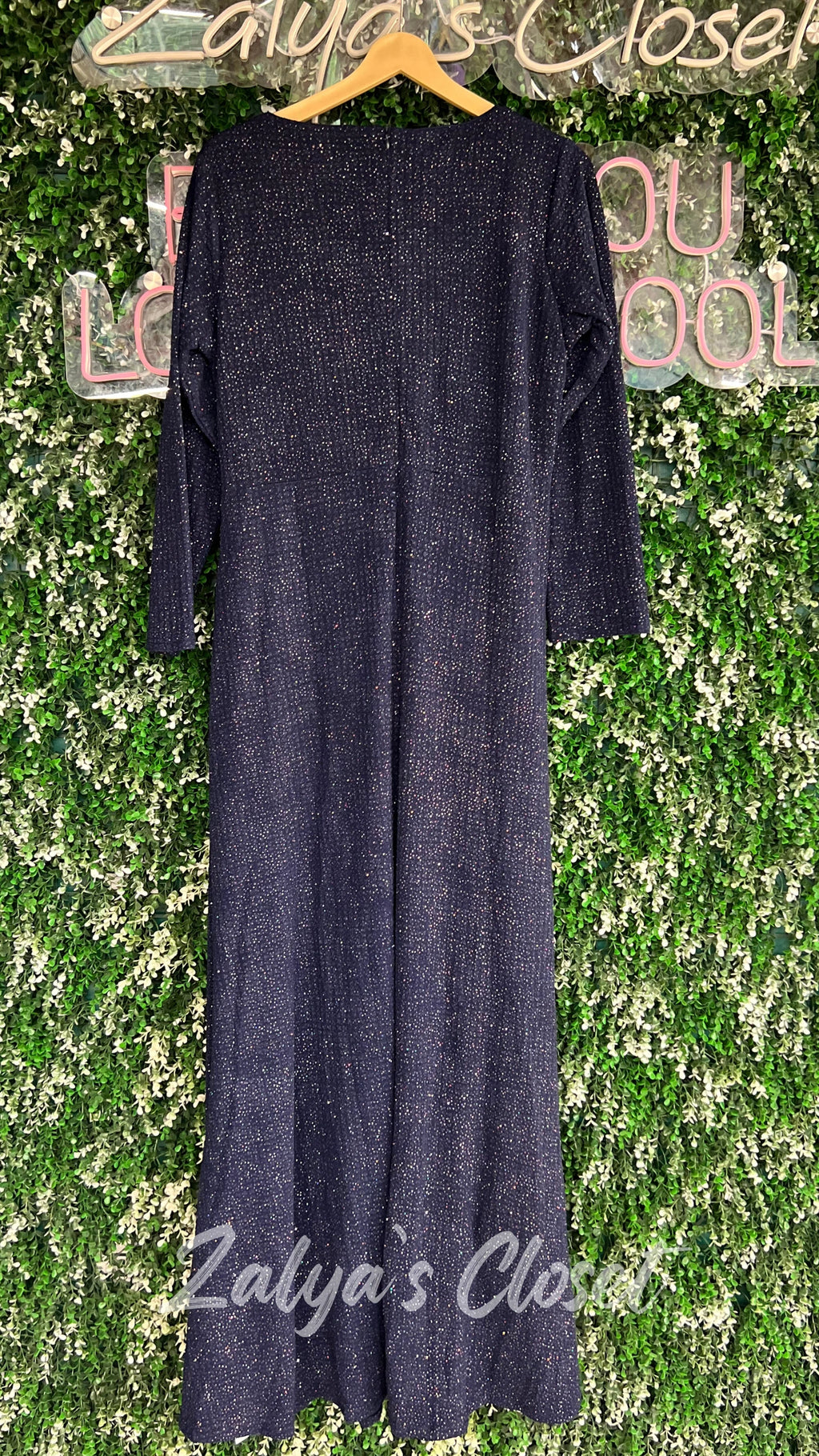 Full Length Gown with Designer stone work in Centre