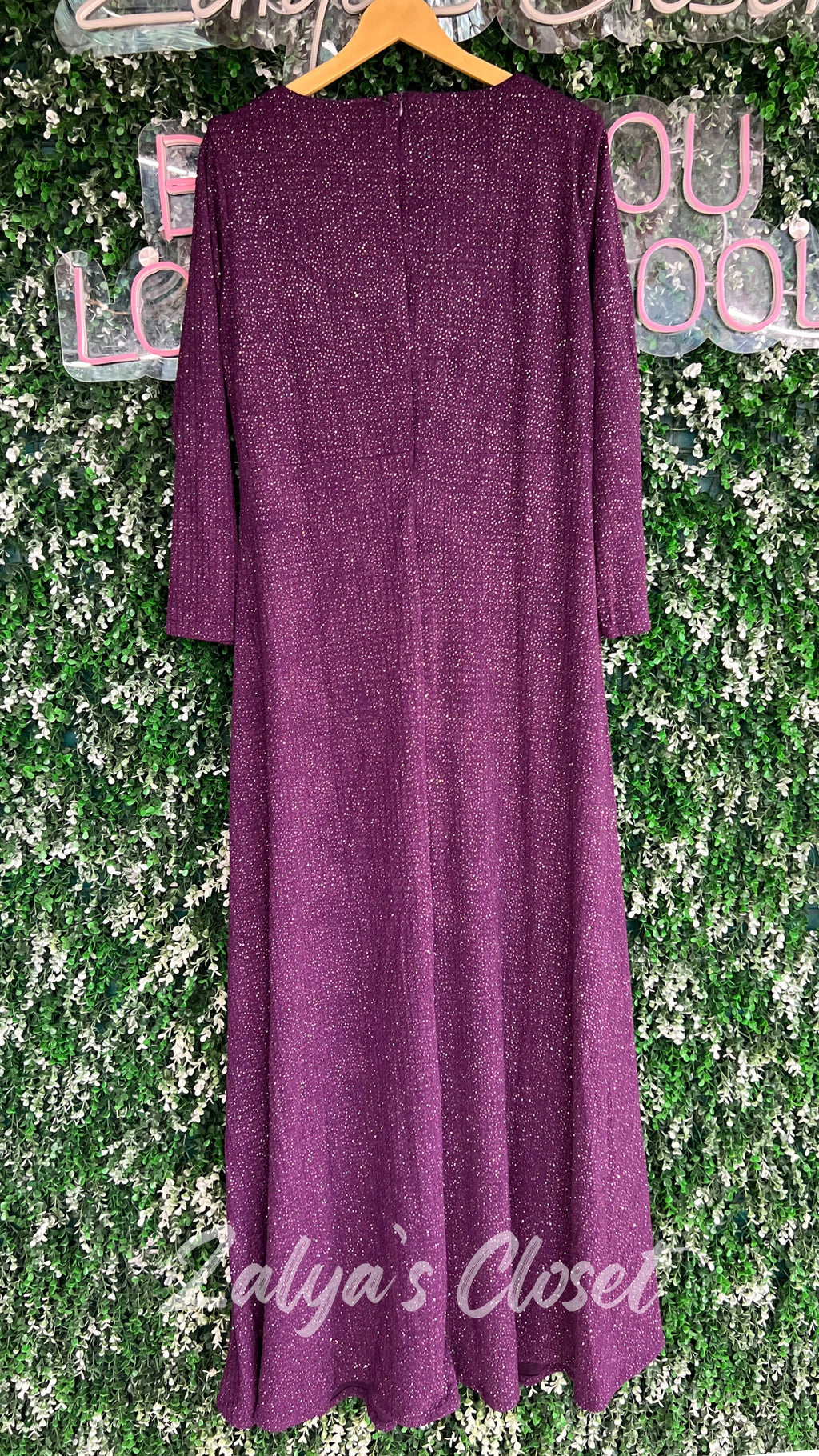 Full Length Gown with Designer stone work in Centre