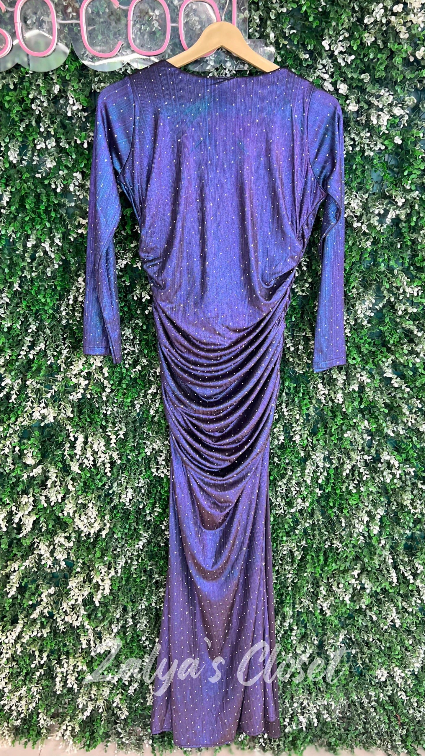 Full Length Stone Work Party Wear Gown