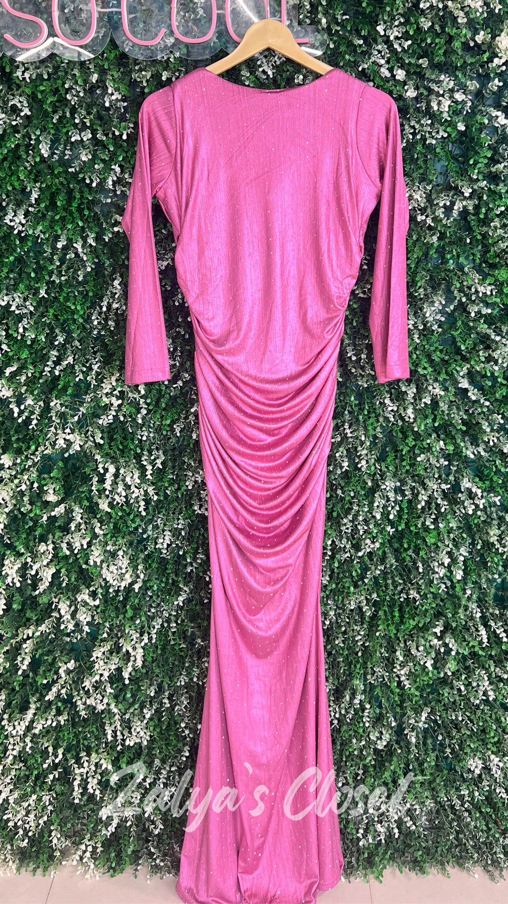 Full Length Stone Work Party Wear Gown