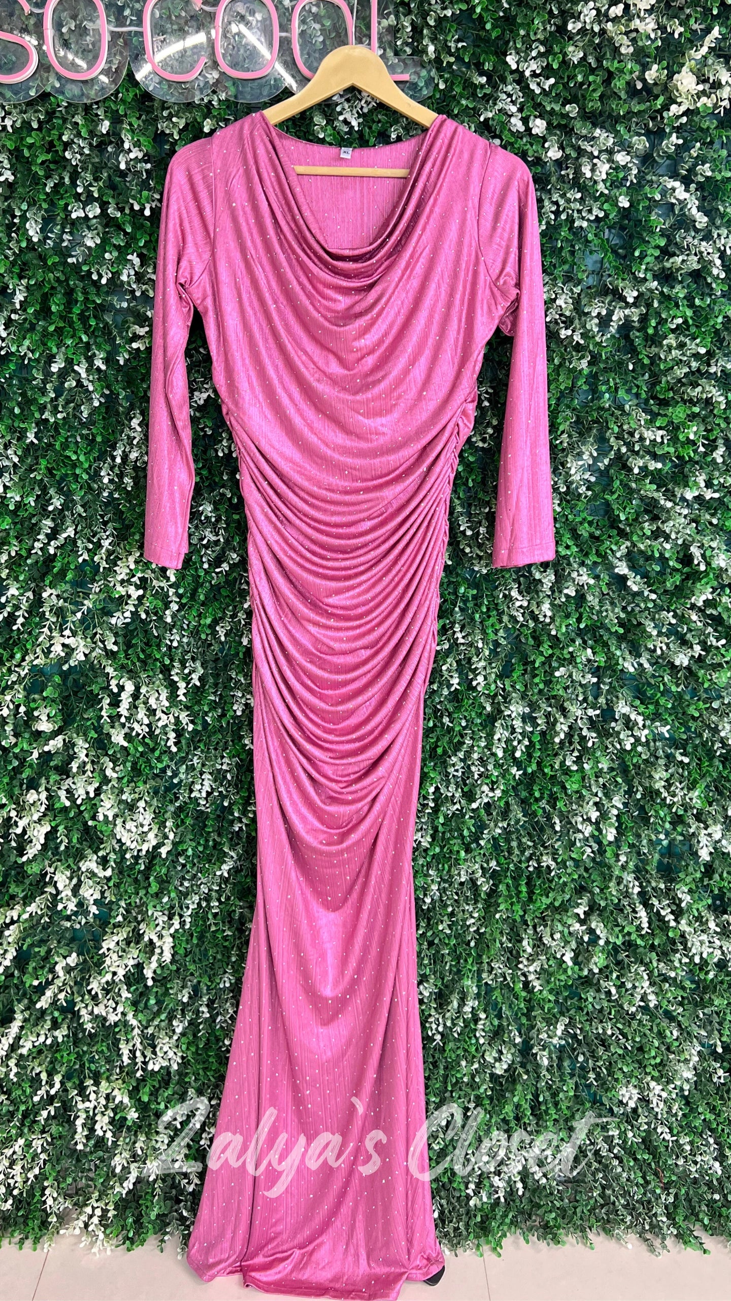 Full Length Stone Work Party Wear Gown