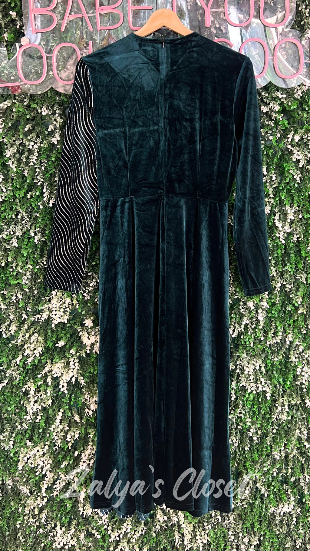 Half Shimmer Imported Party Wear Dress