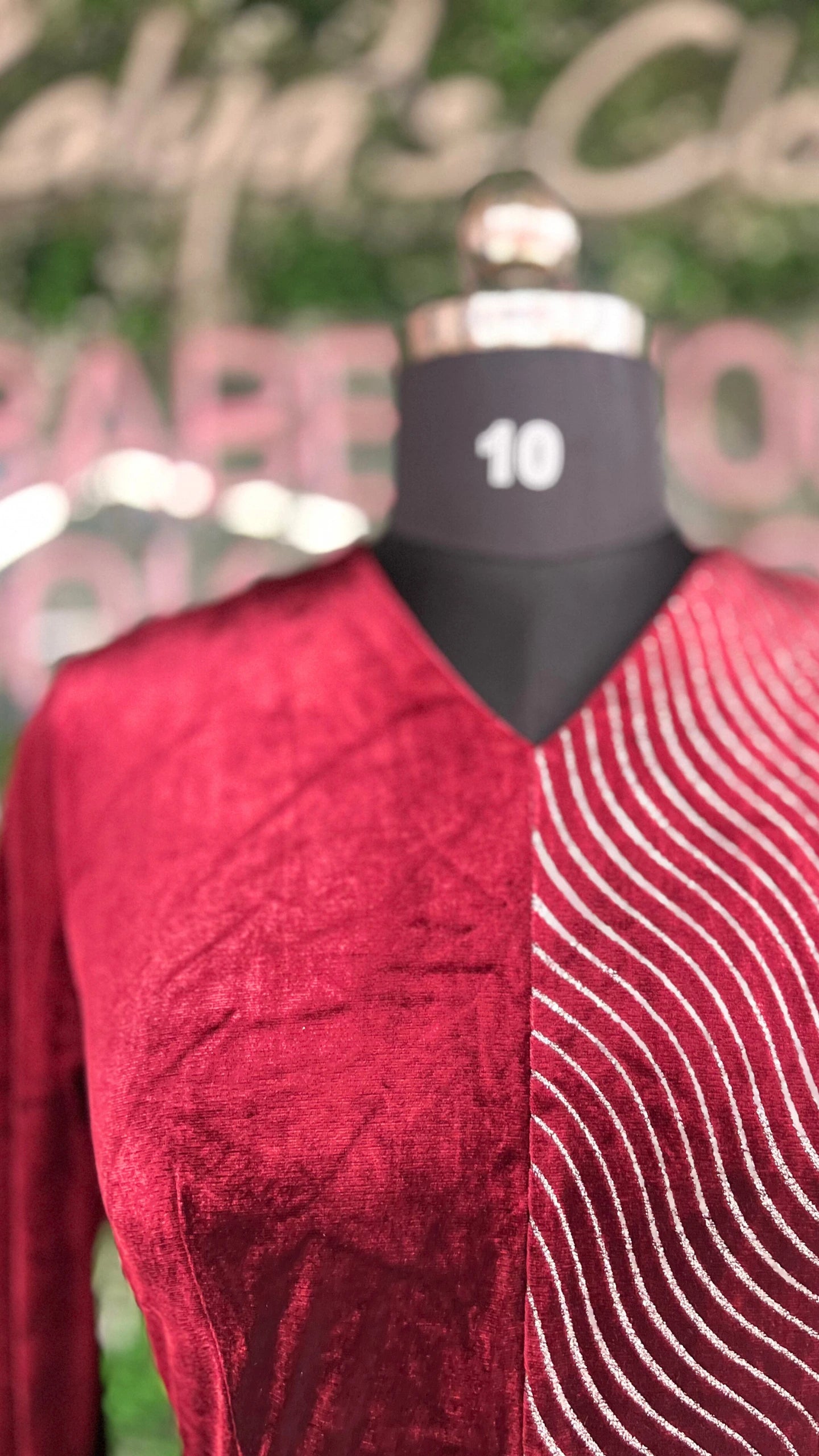 Half Shimmer Imported Party Wear Dress