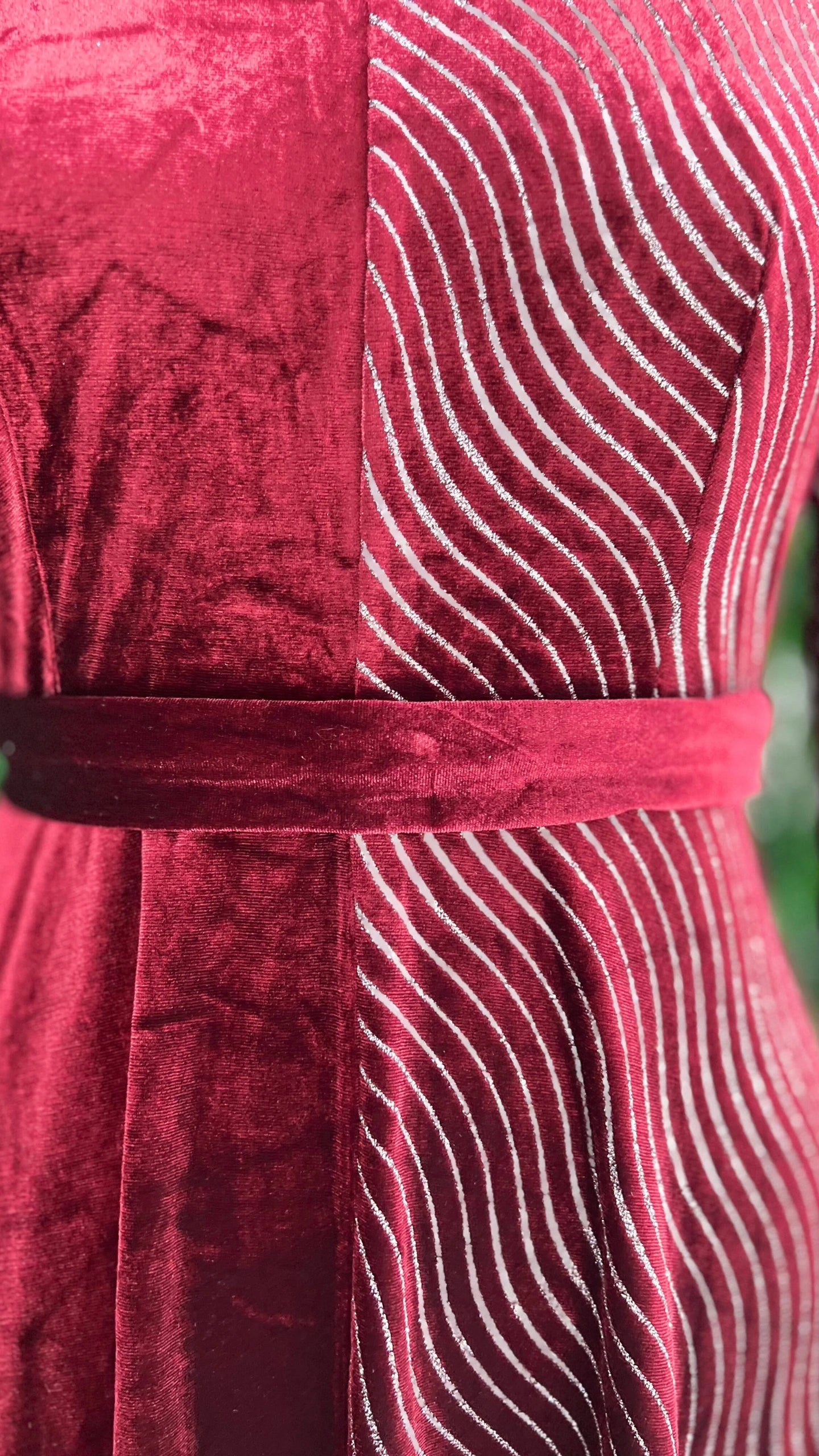 Half Shimmer Imported Party Wear Dress