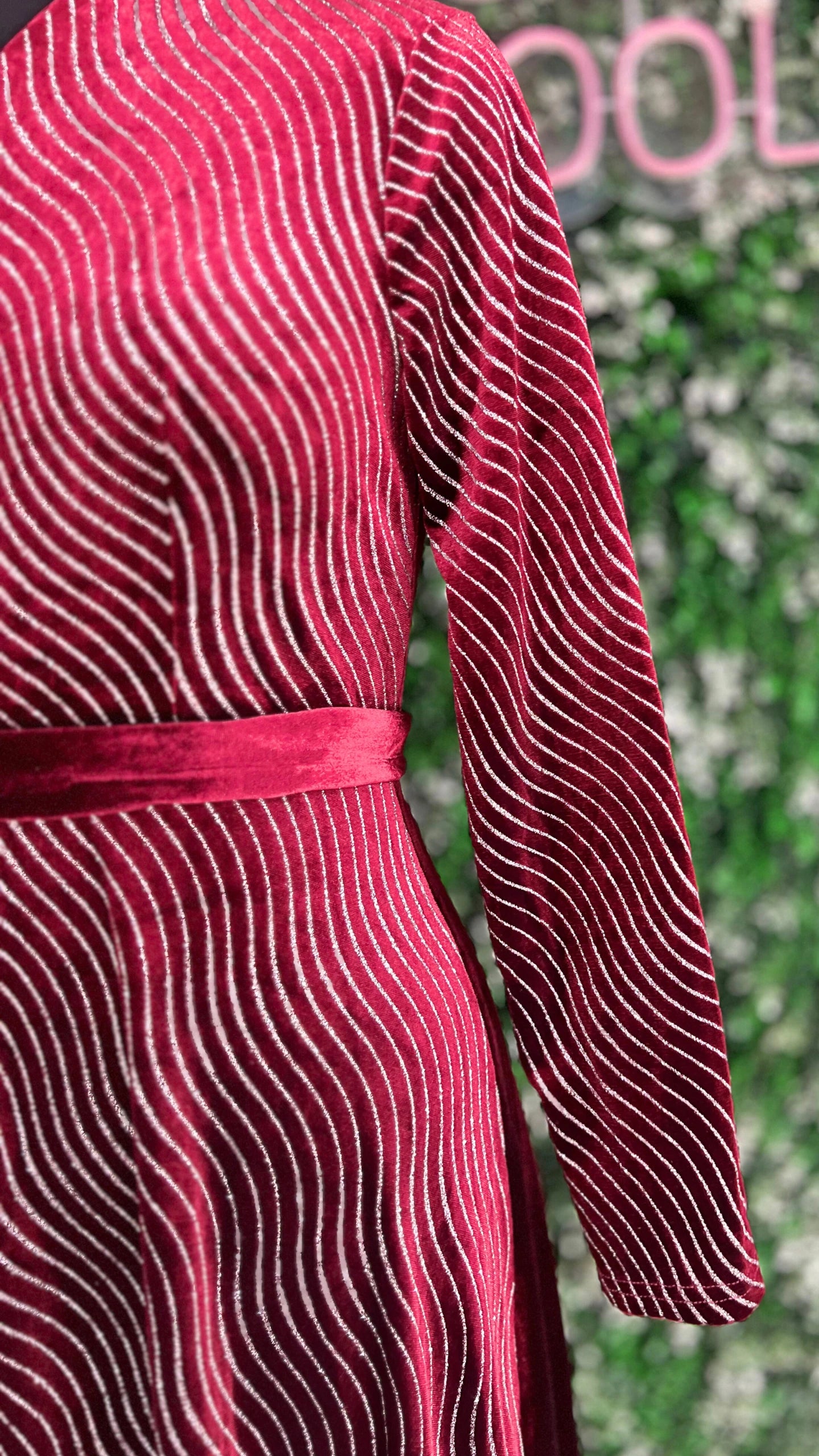 Half Shimmer Imported Party Wear Dress