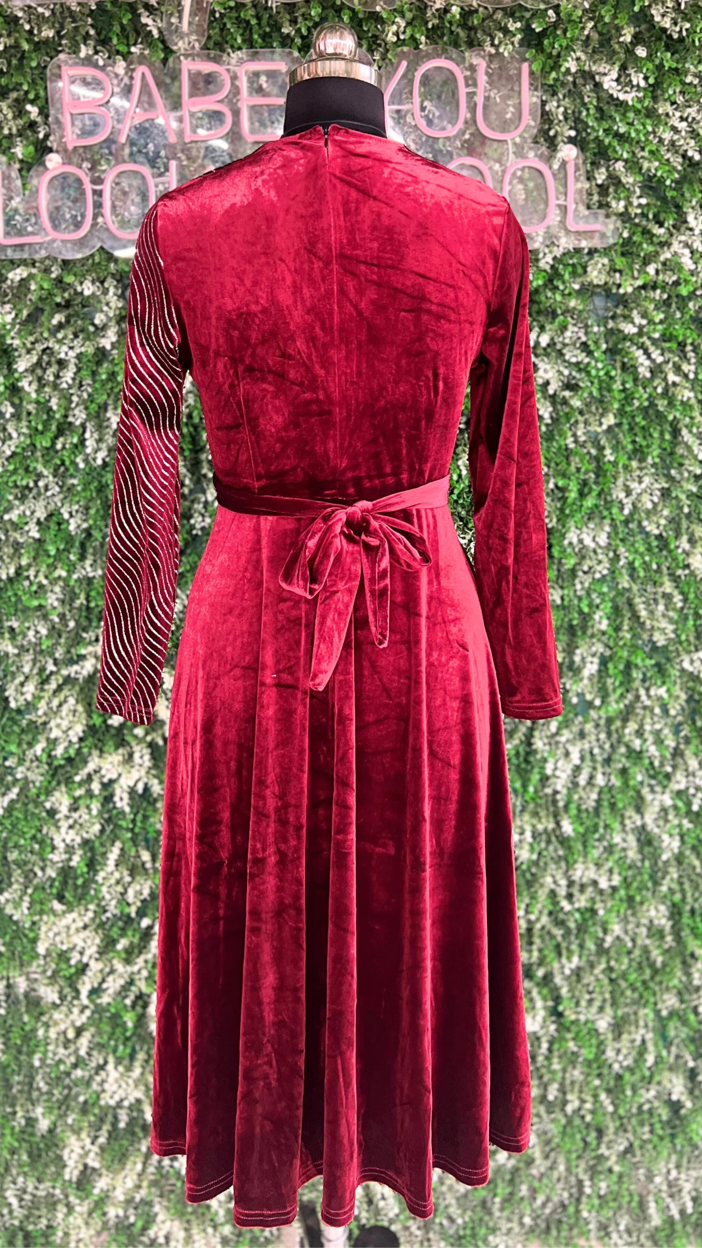 Half Shimmer Imported Party Wear Dress