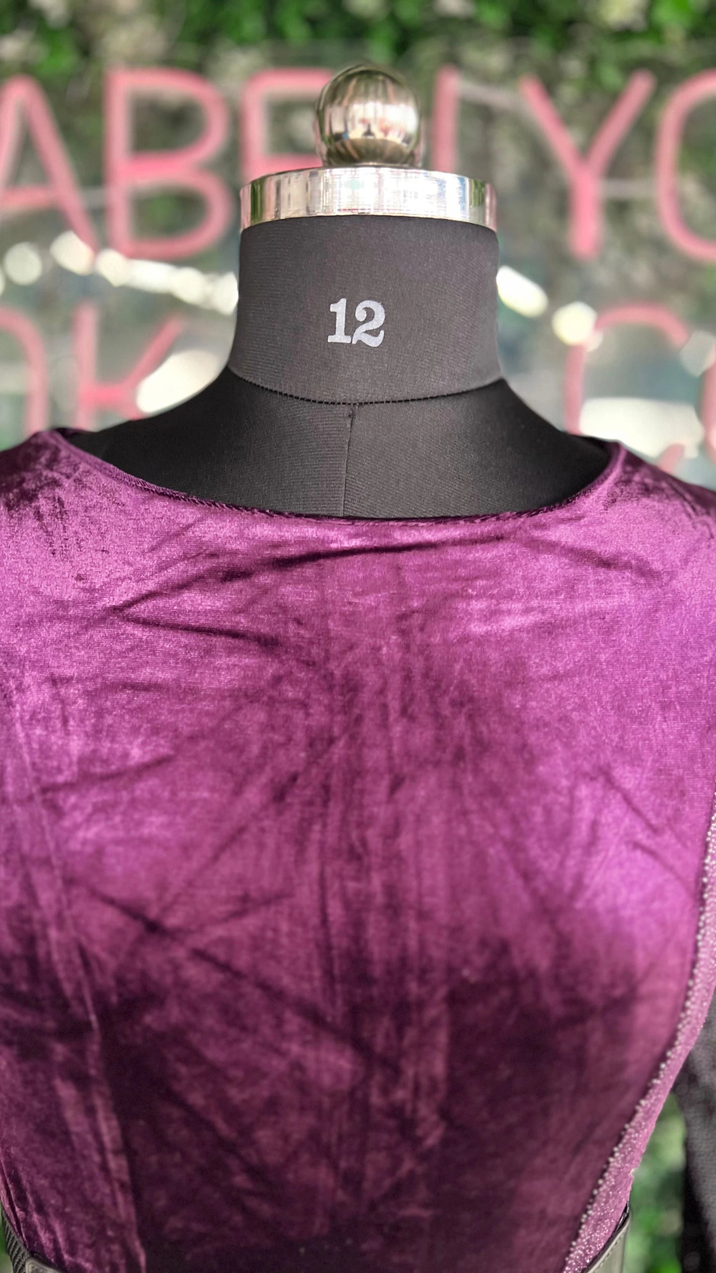 Half Shimmer Velvet Imported Party Wear Dress With Belt