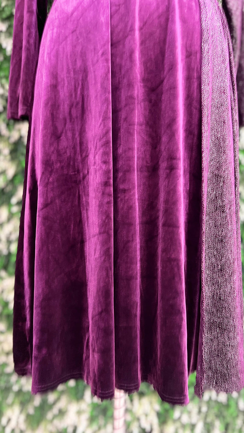 Half Shimmer Velvet Imported Party Wear Dress With Belt