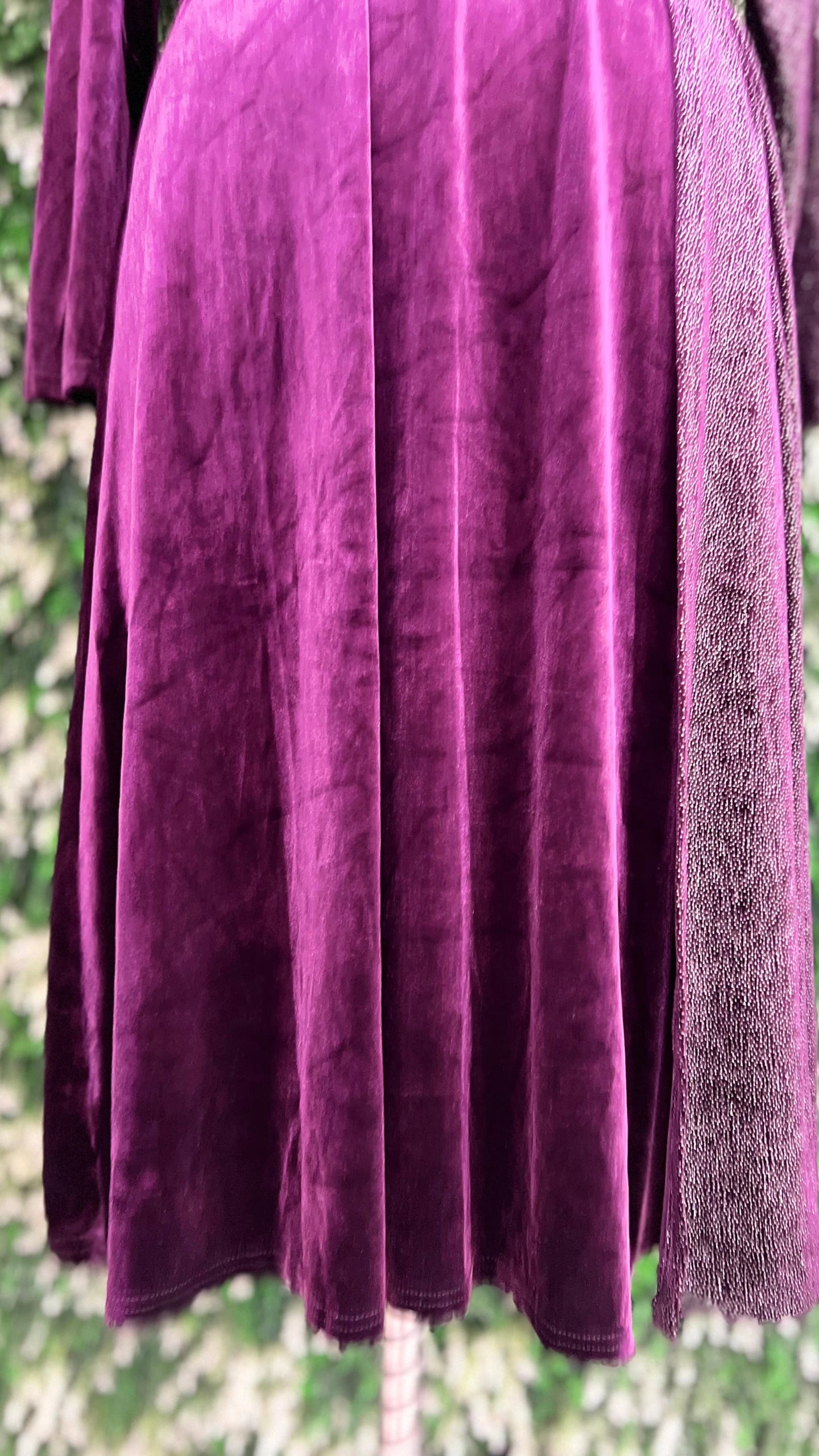 Half Shimmer Velvet Imported Party Wear Dress With Belt