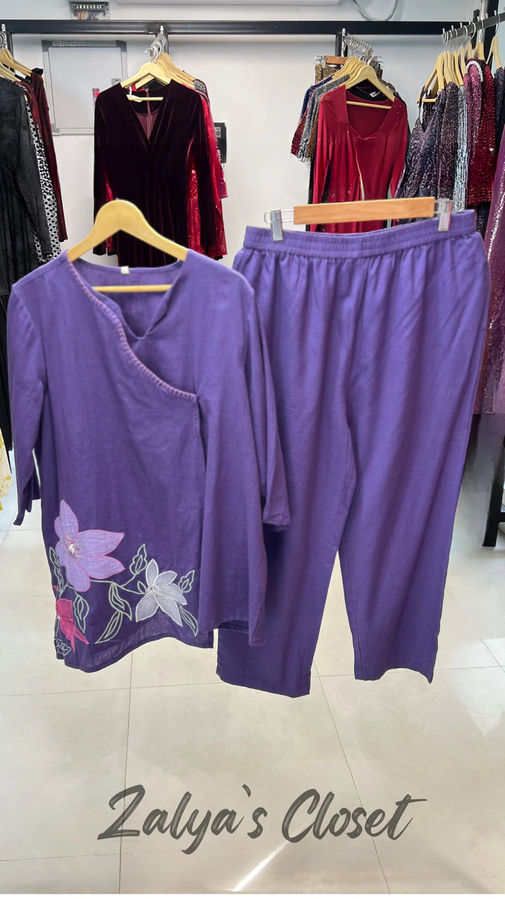 High Low Indo Western Co-ord Set