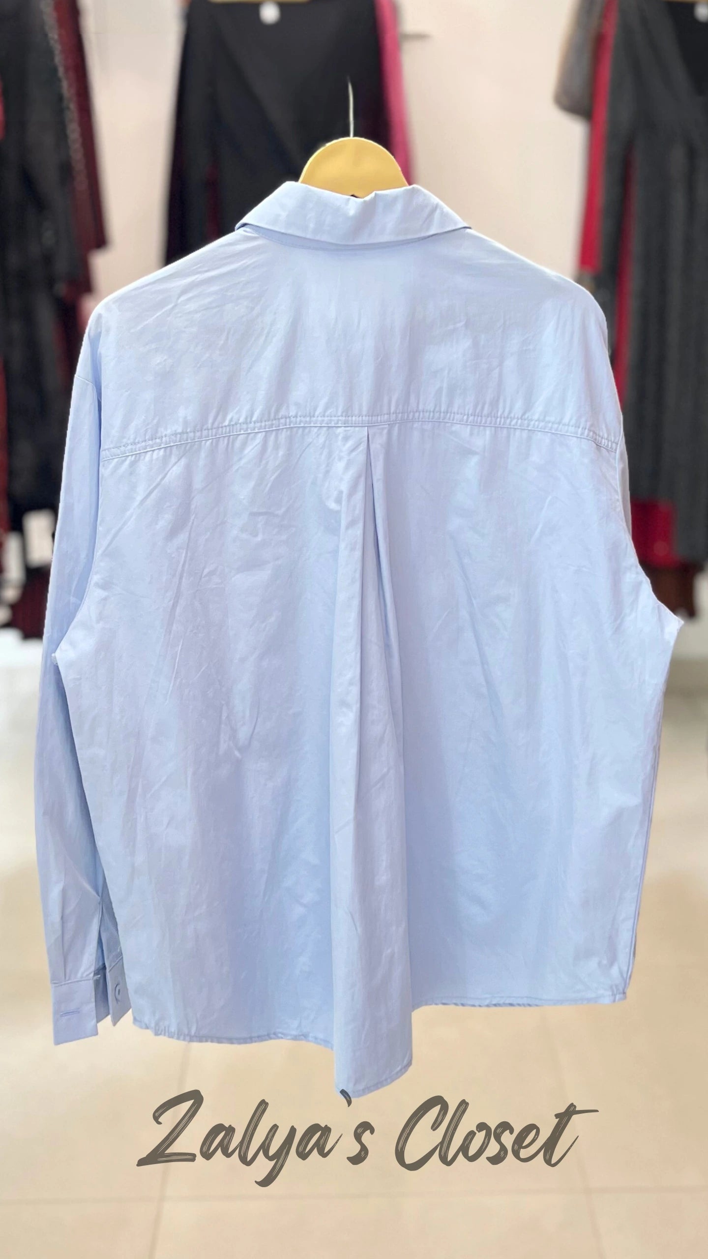 Imported Denim Patch Shirt