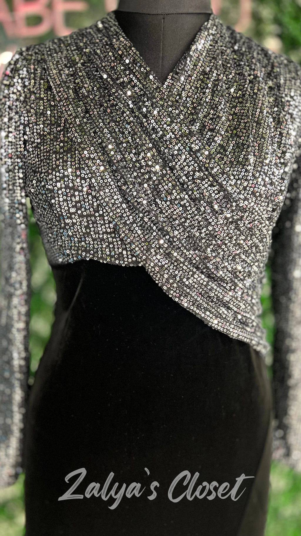 Imported Half Shimmer Work Party Wear