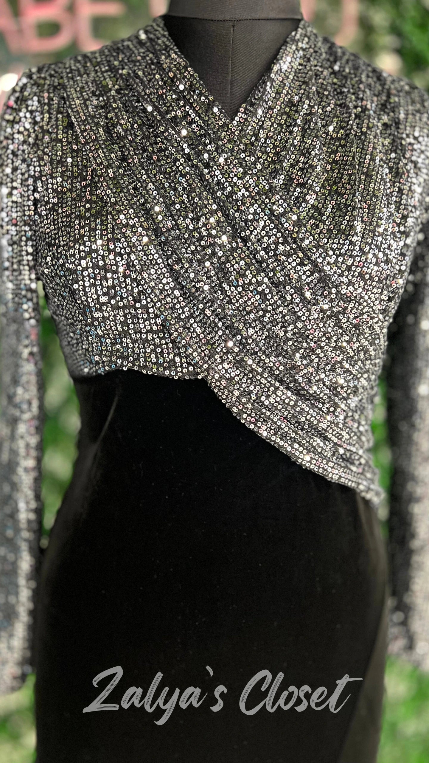 Imported Half Shimmer Work Party Wear