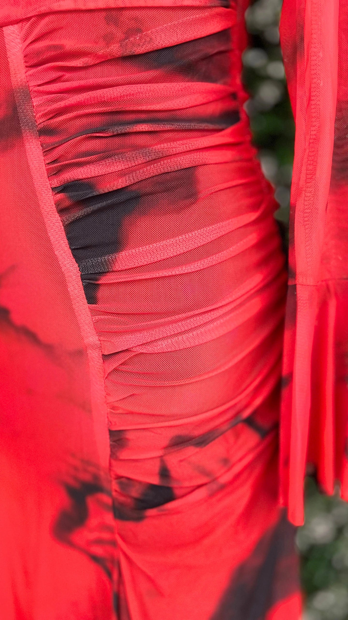 Imported High Neck Printed Bodycon Dress