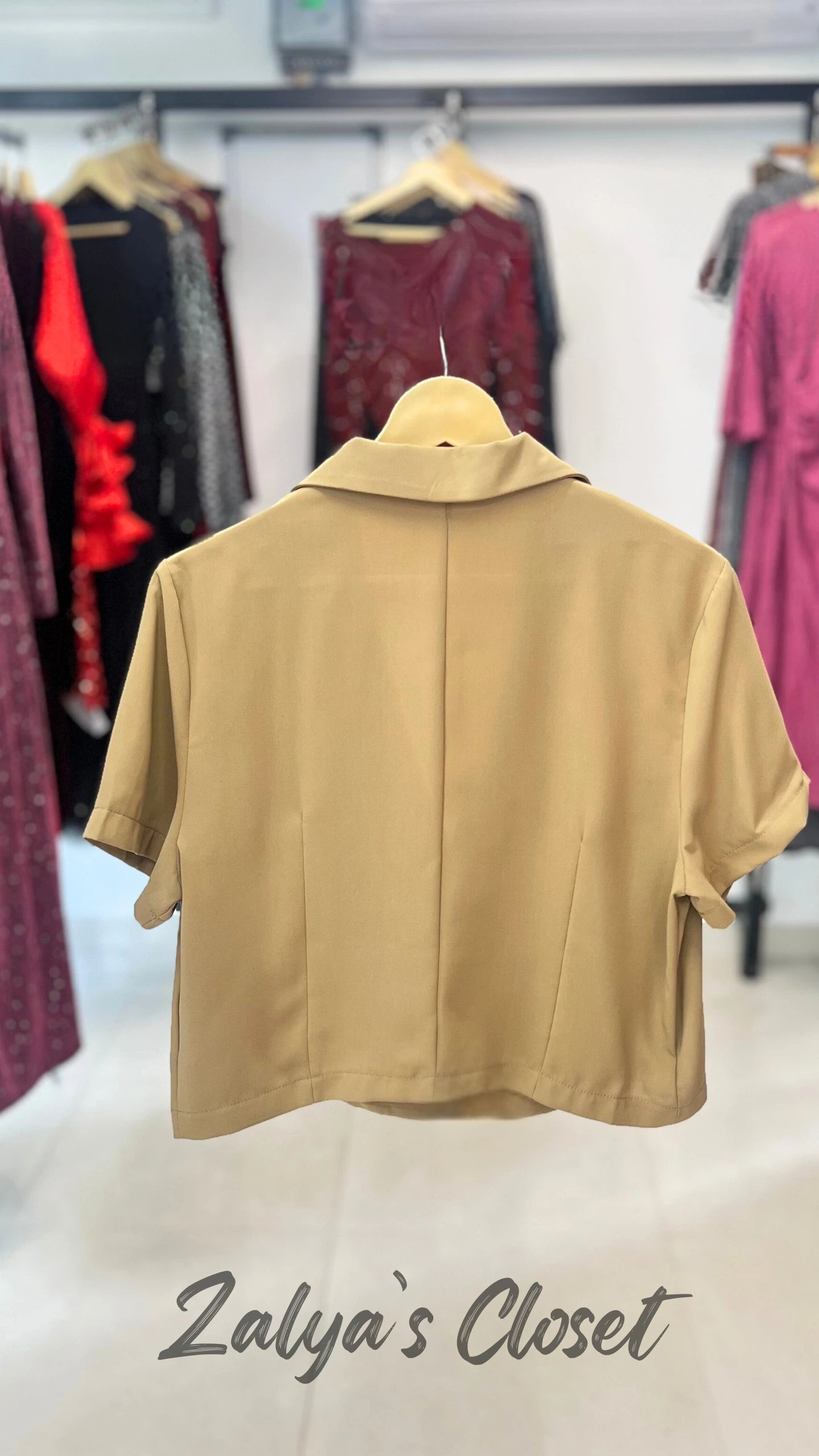 Imported Korean Cropped Blazer