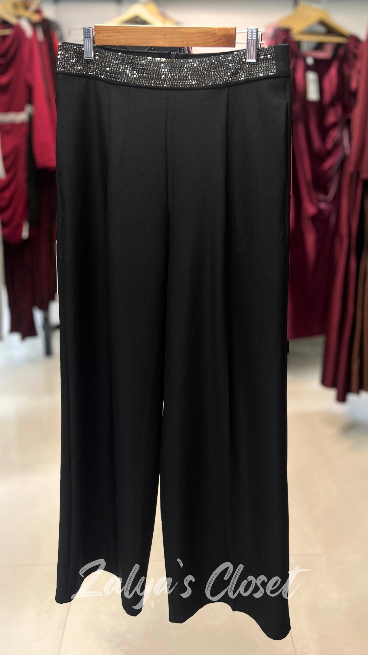 Imported Pants With Stone Work