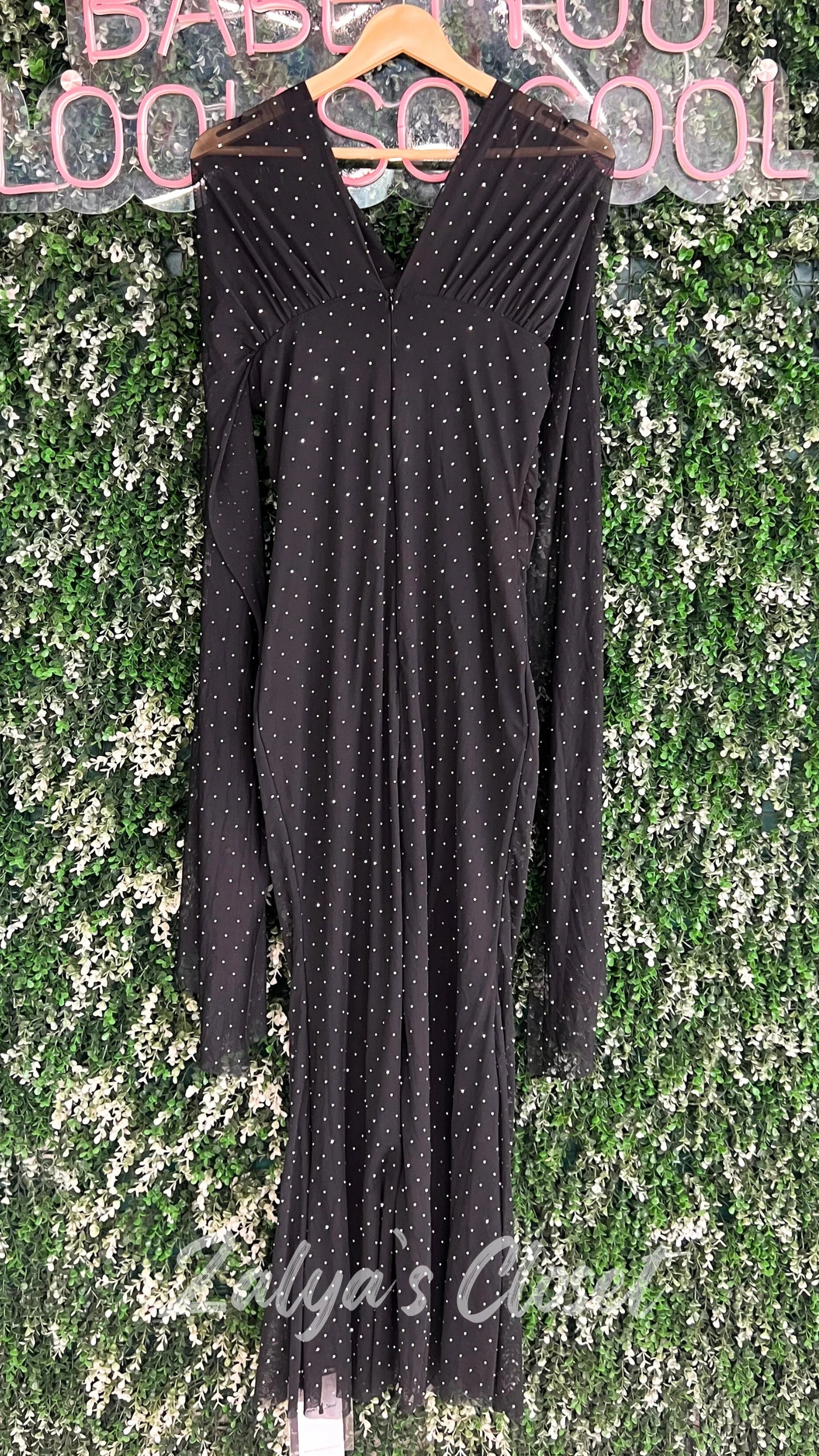 Imported Party Wear Full Sleeves Bodycon Dress