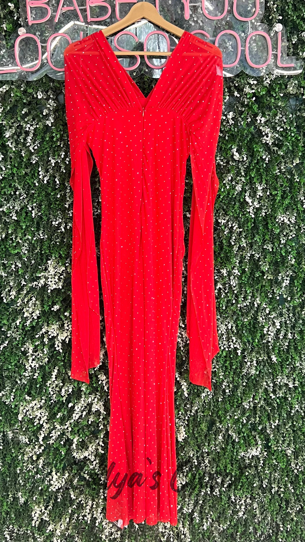 Imported Party Wear Full Sleeves Bodycon Dress