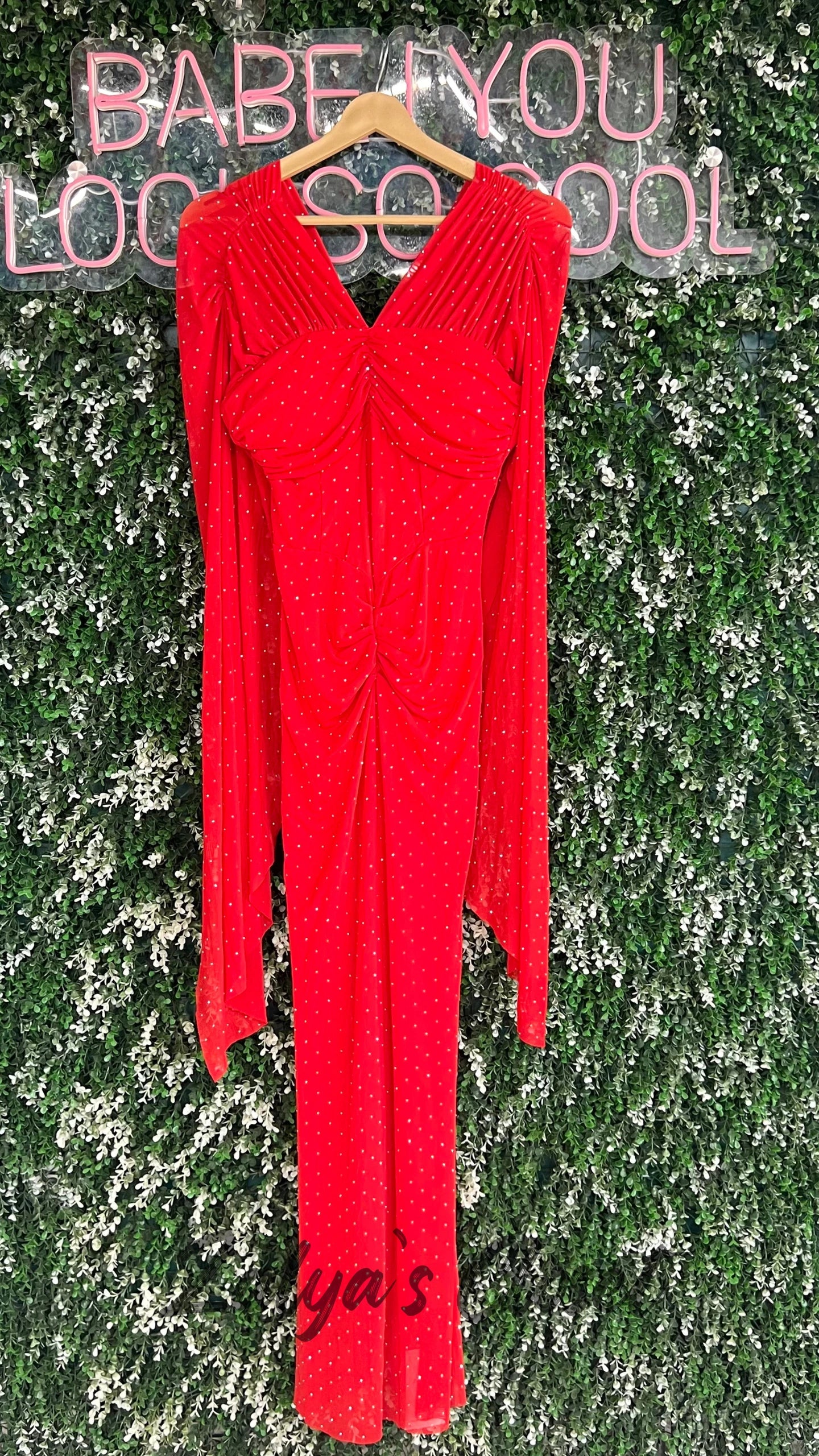 Imported Party Wear Full Sleeves Bodycon Dress