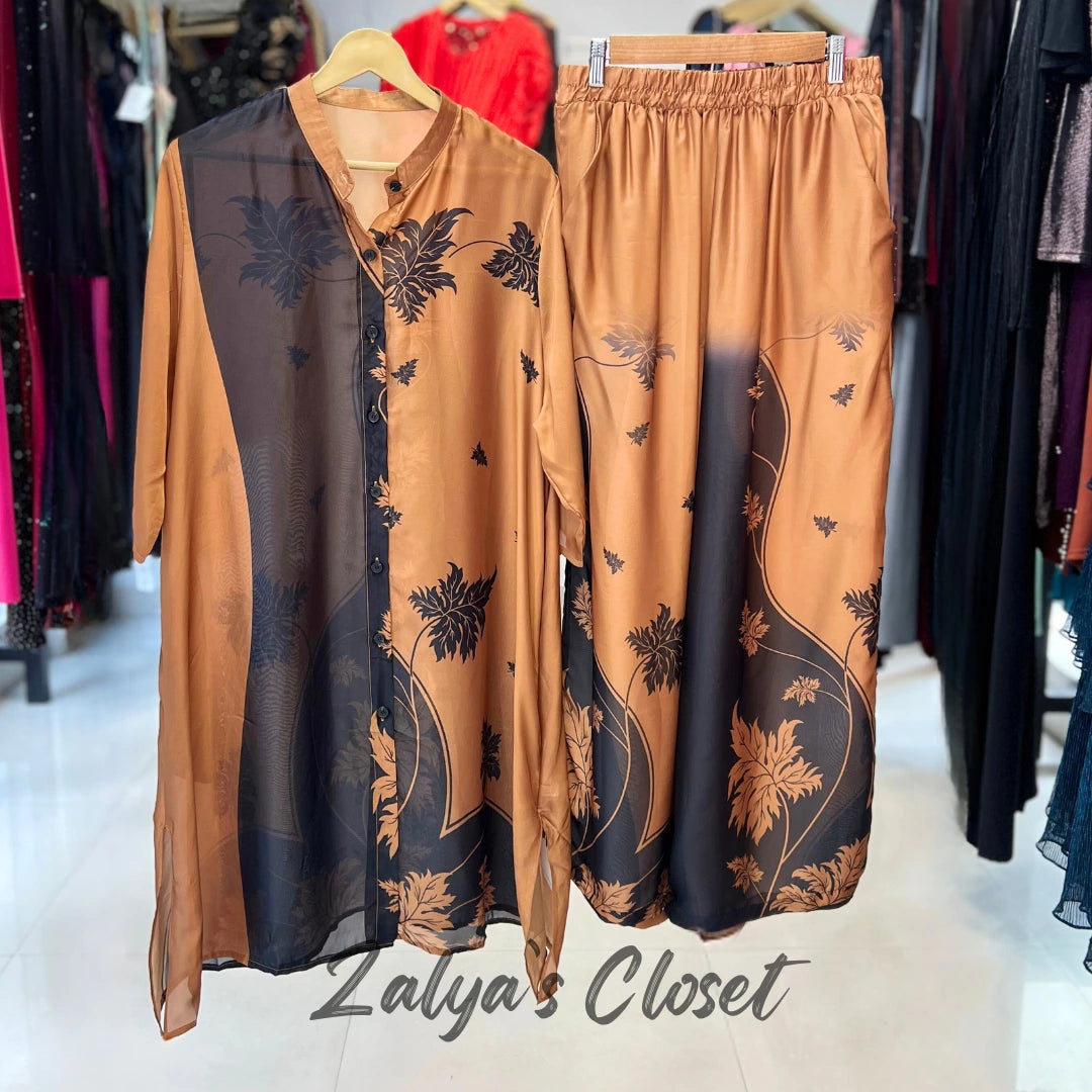 Imported Plus Size Printed Co-ord Set