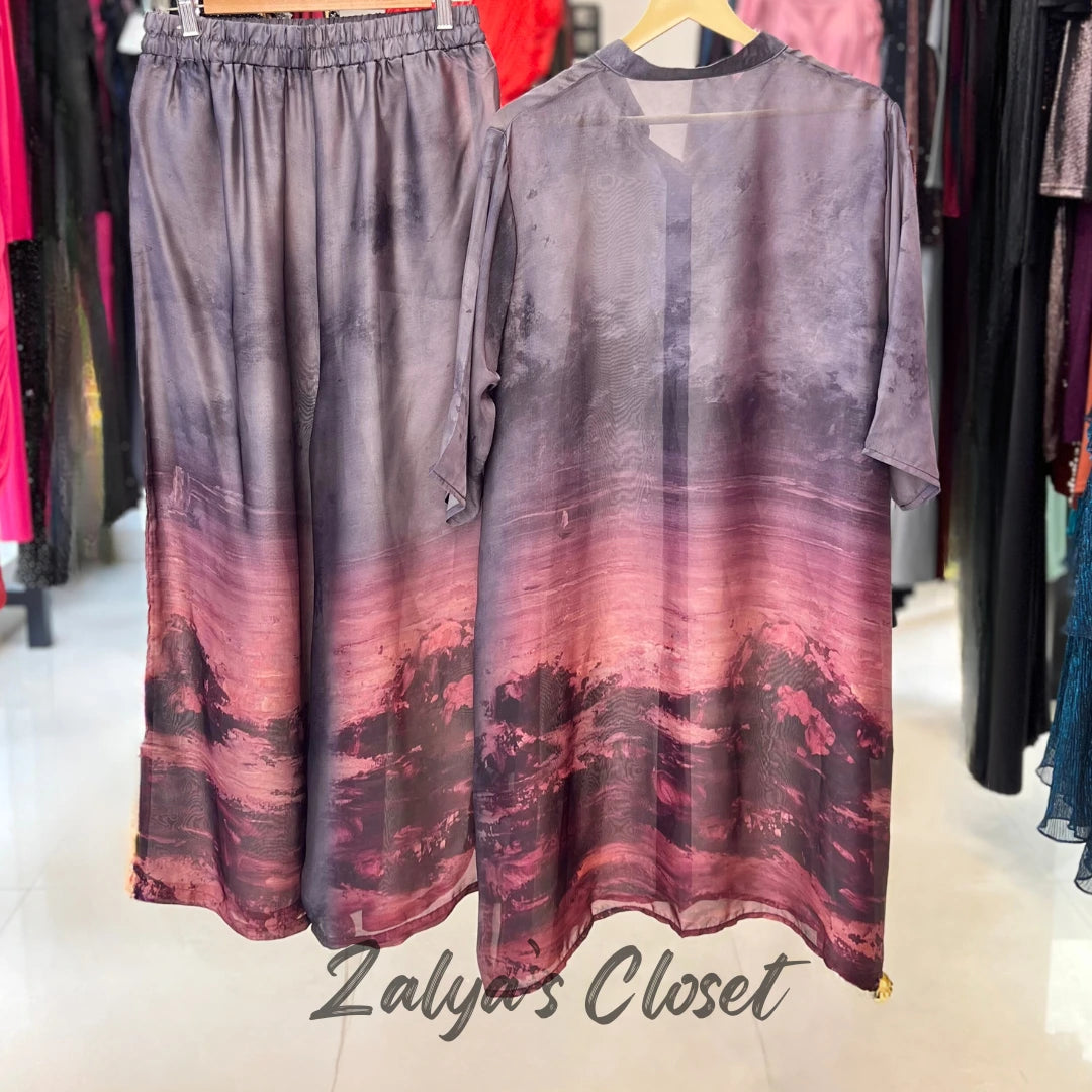 Imported Plus Size Printed Co-ord Set