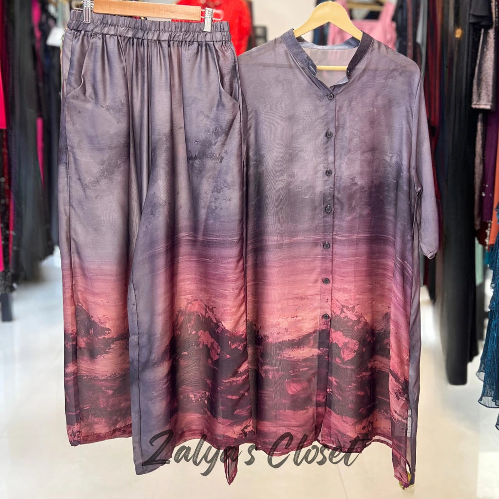 Imported Plus Size Printed Co-ord Set