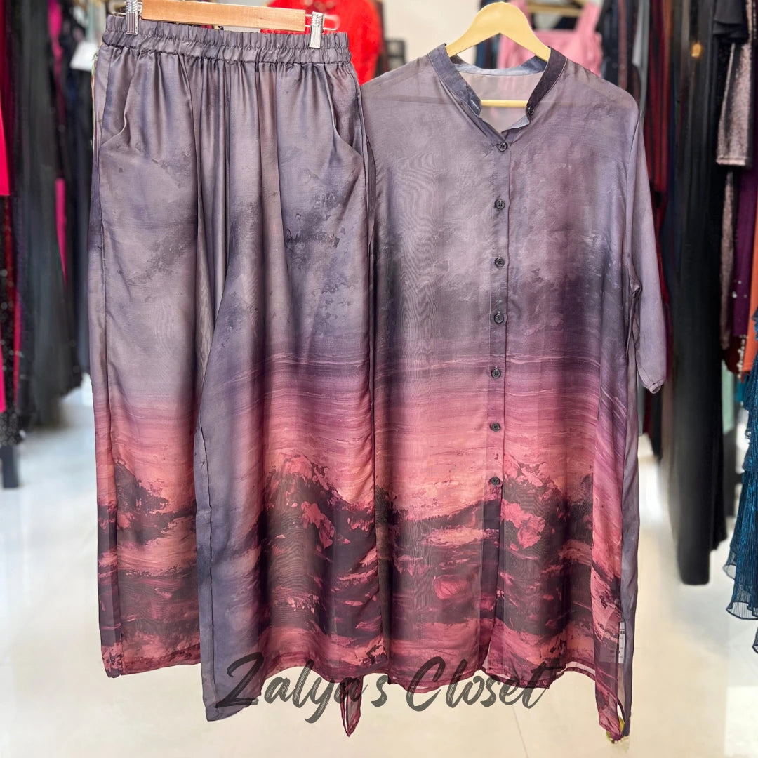 Imported Plus Size Printed Co-ord Set