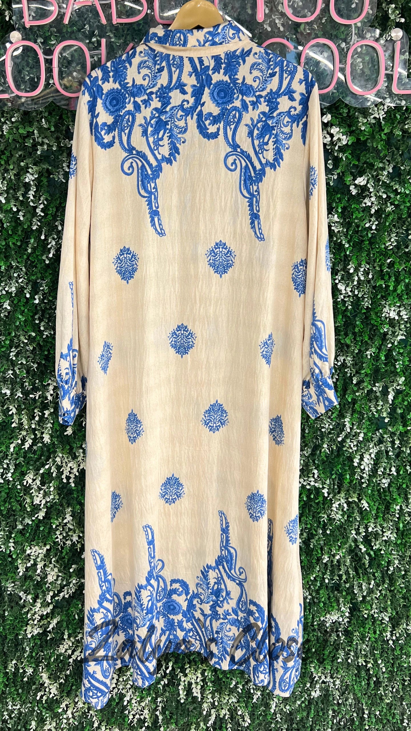Imported Printed Long Dress