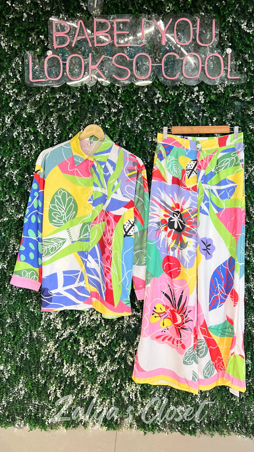 Imported Printed Shirt and Pant Co-ord Set