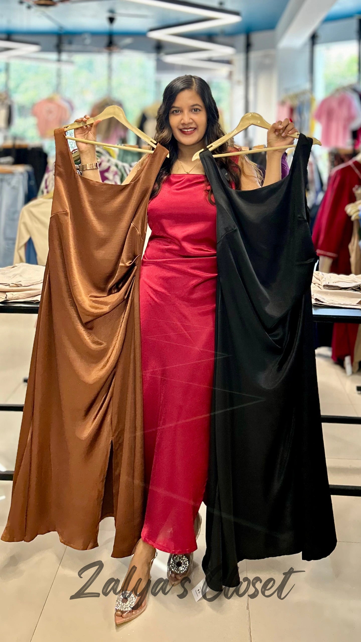 Imported Satin Gown
