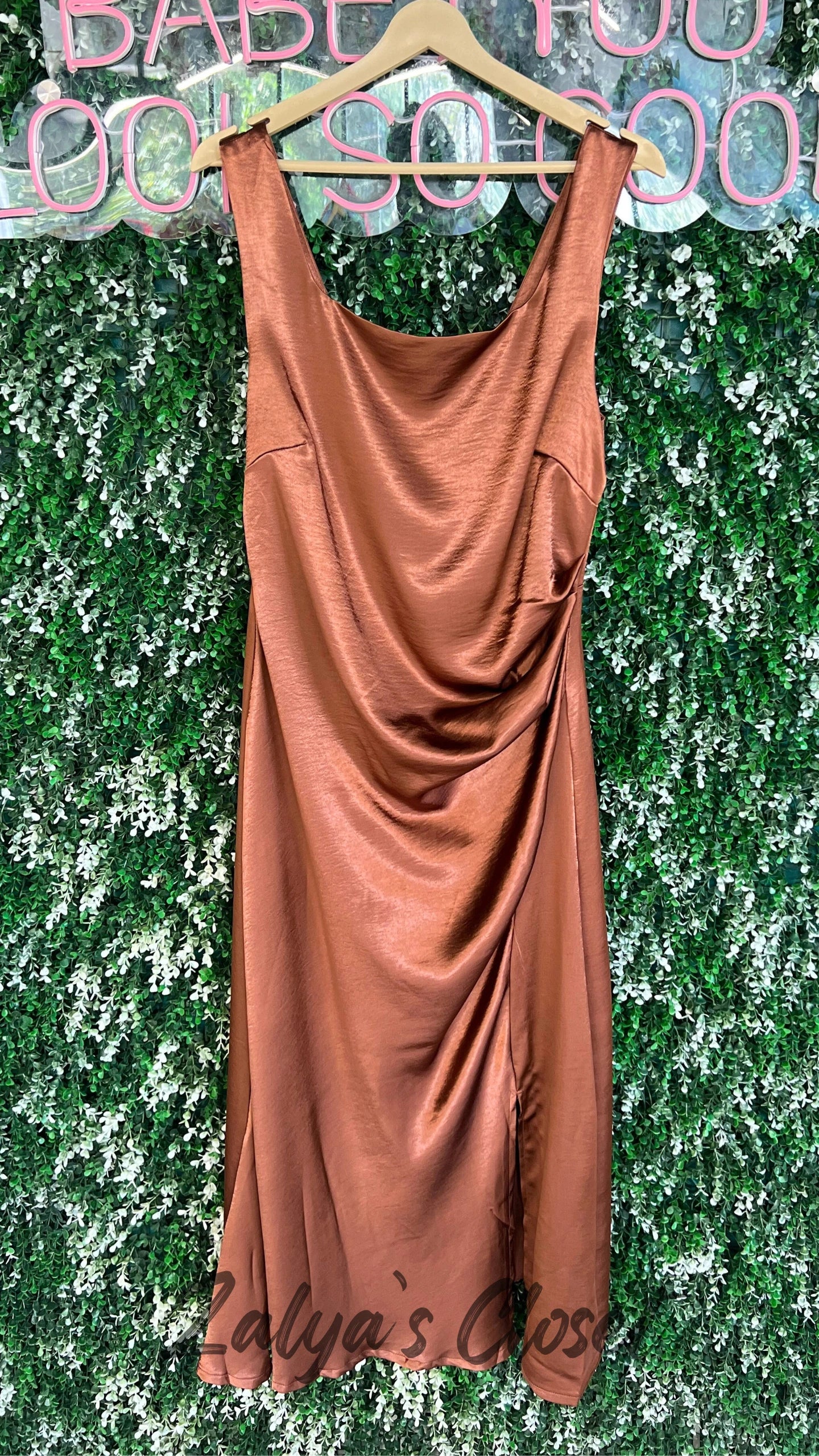 Imported Satin Gown