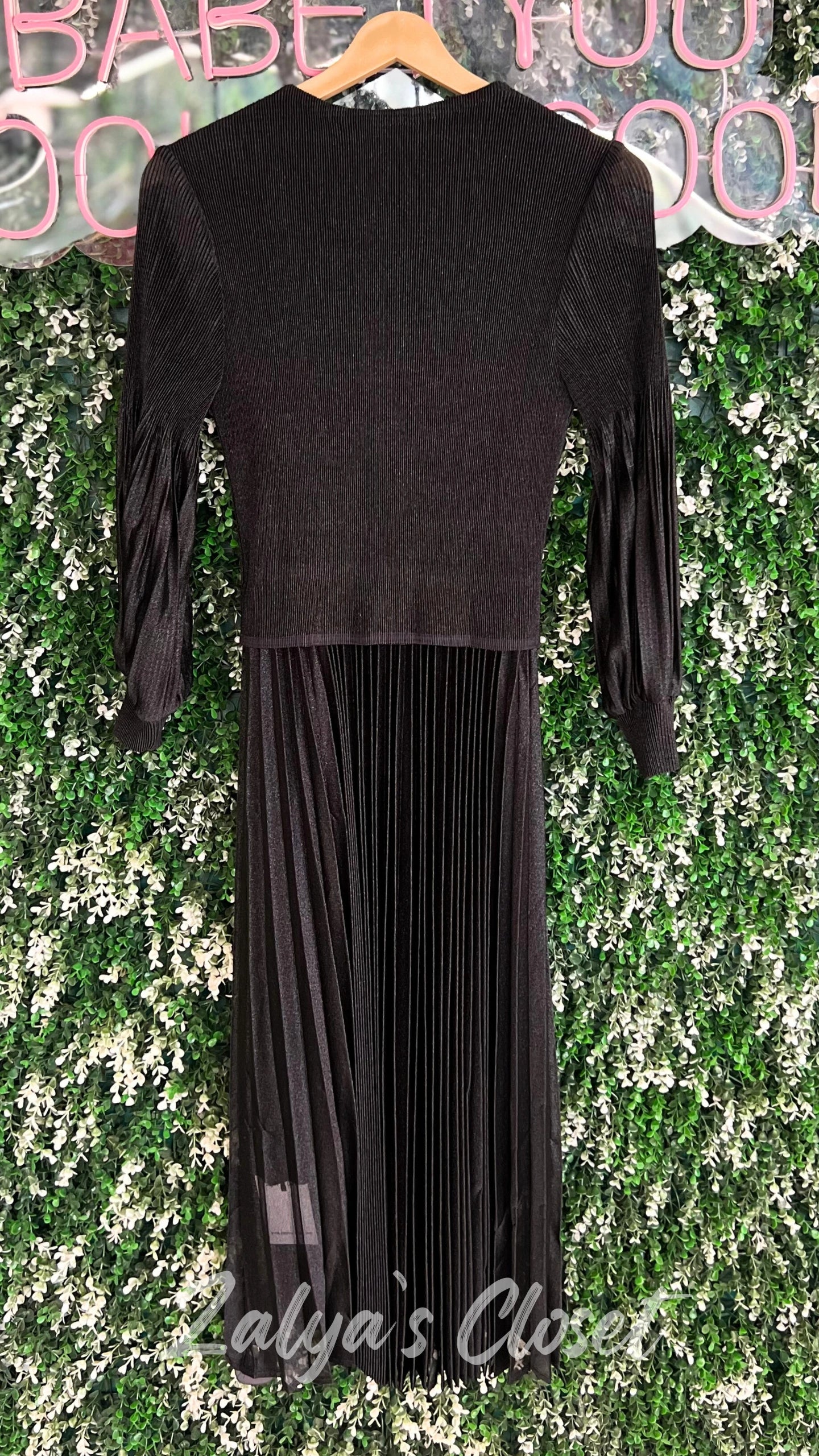 Imported Satin Magic Dress with Pearl Work