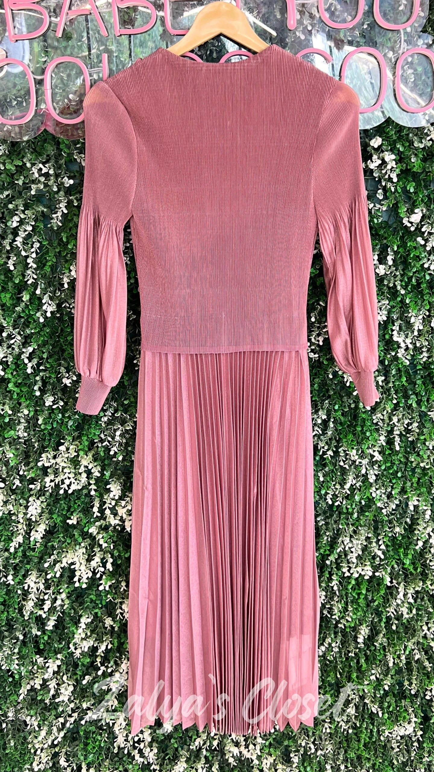 Imported Satin Magic Dress with Pearl Work