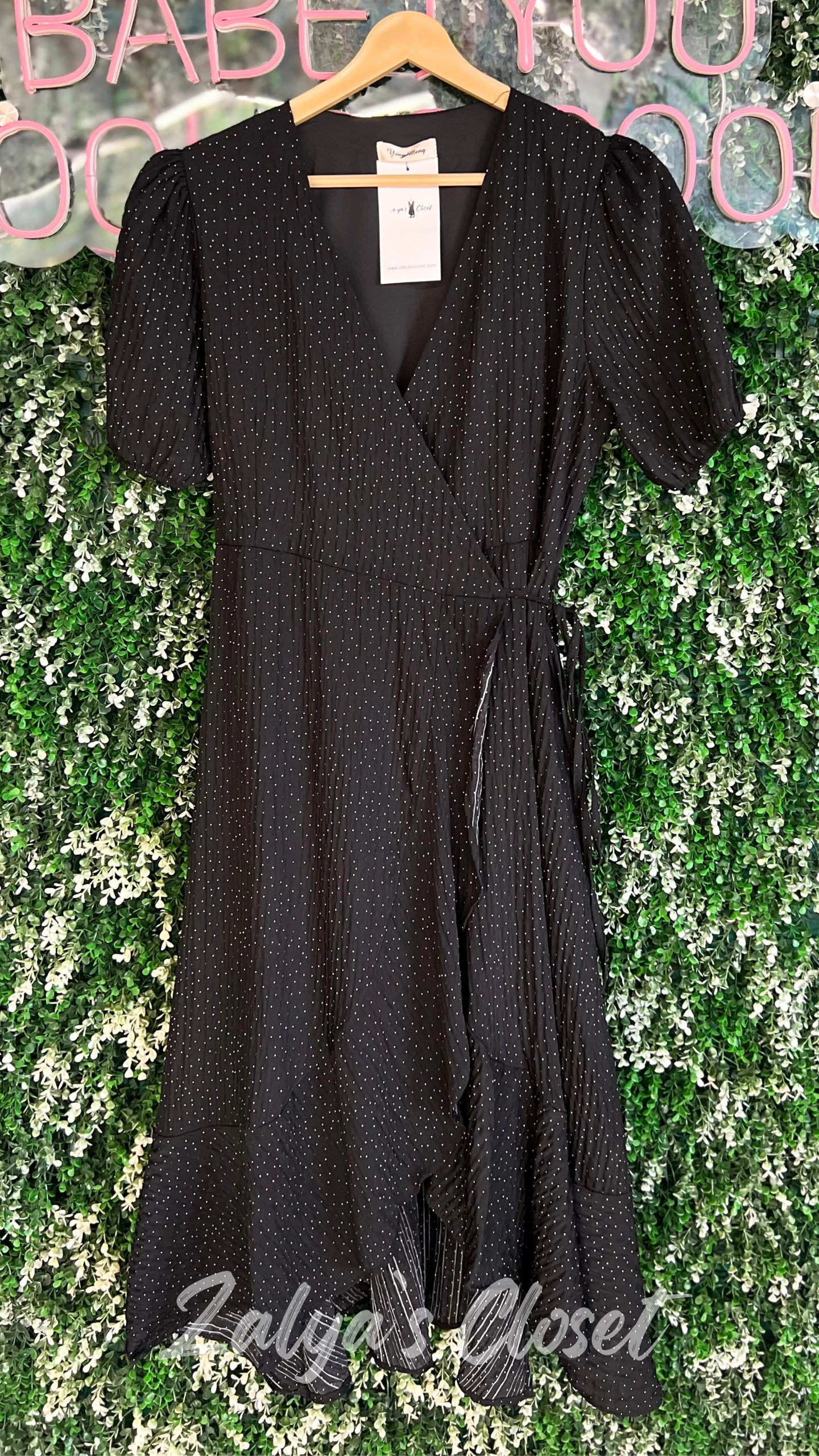 Imported Soft Polka Dress