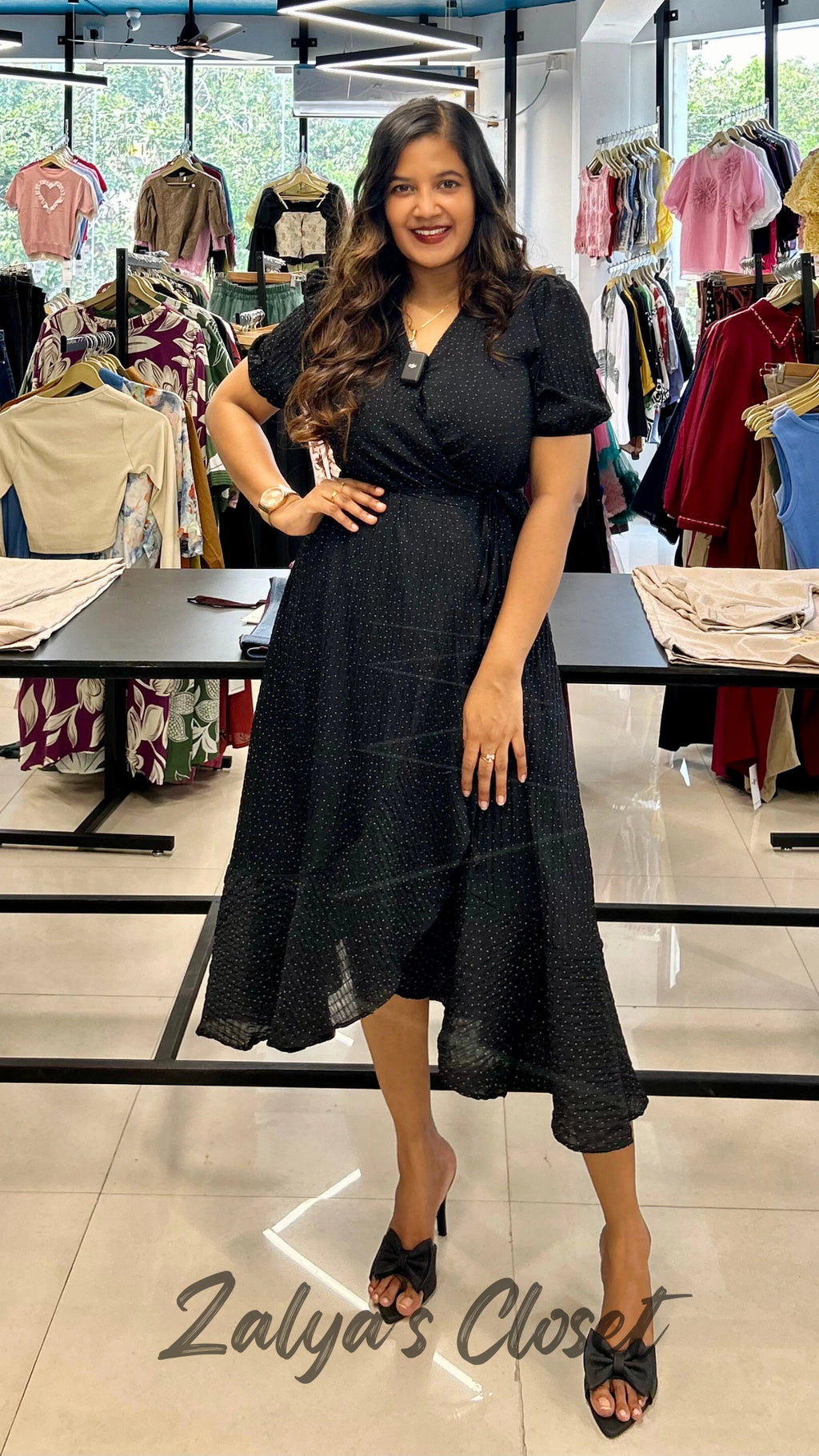 Imported Soft Polka Dress