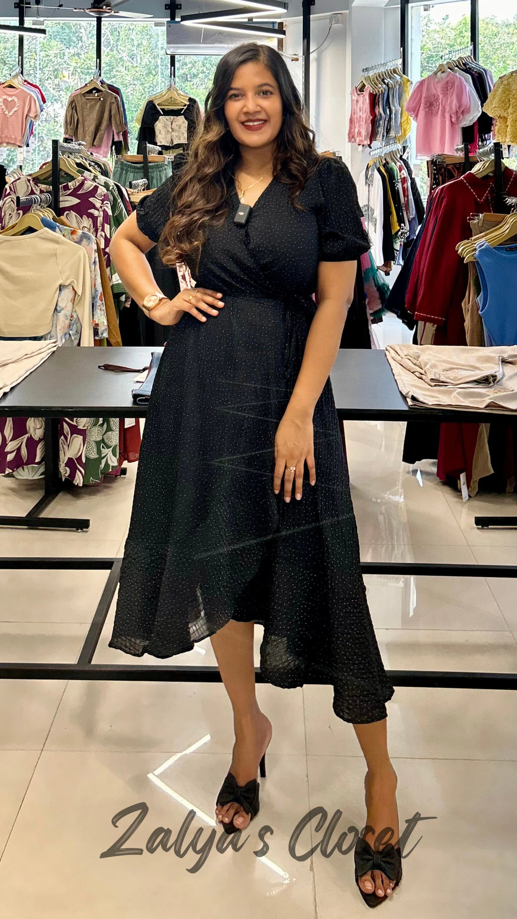 Imported Soft Polka Dress