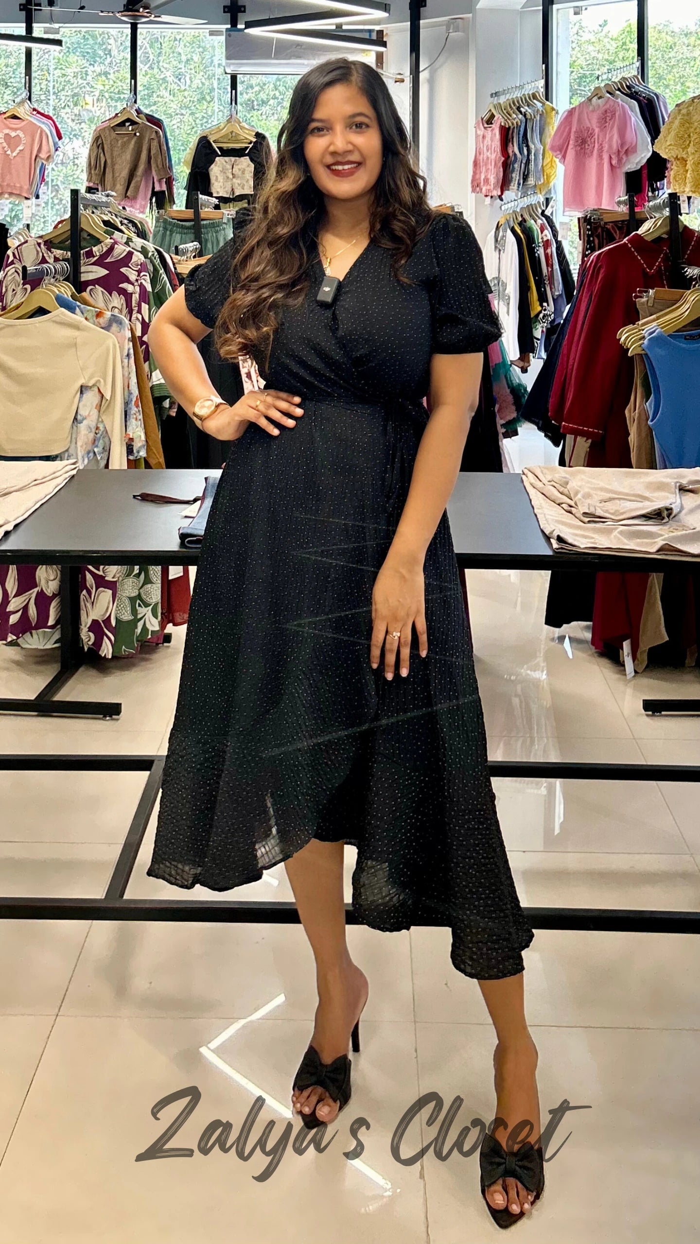 Imported Soft Polka Dress