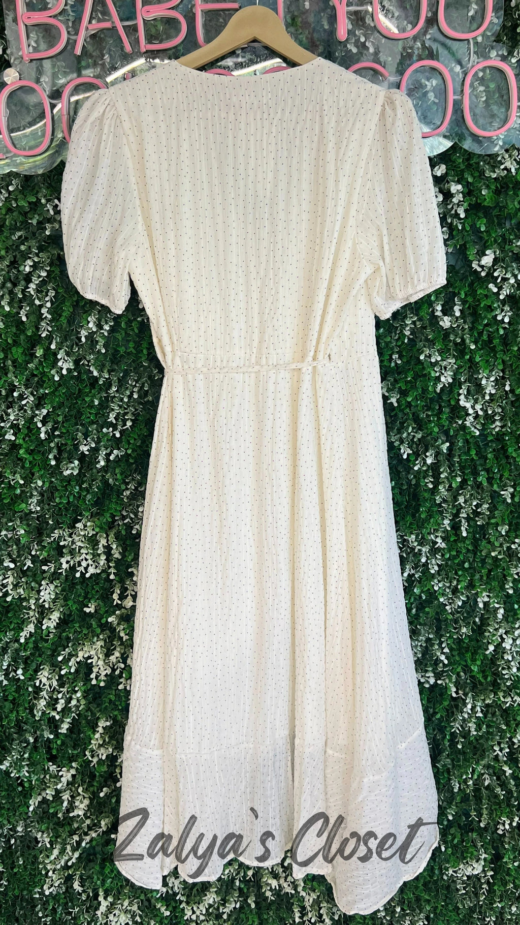 Imported Soft Polka Dress