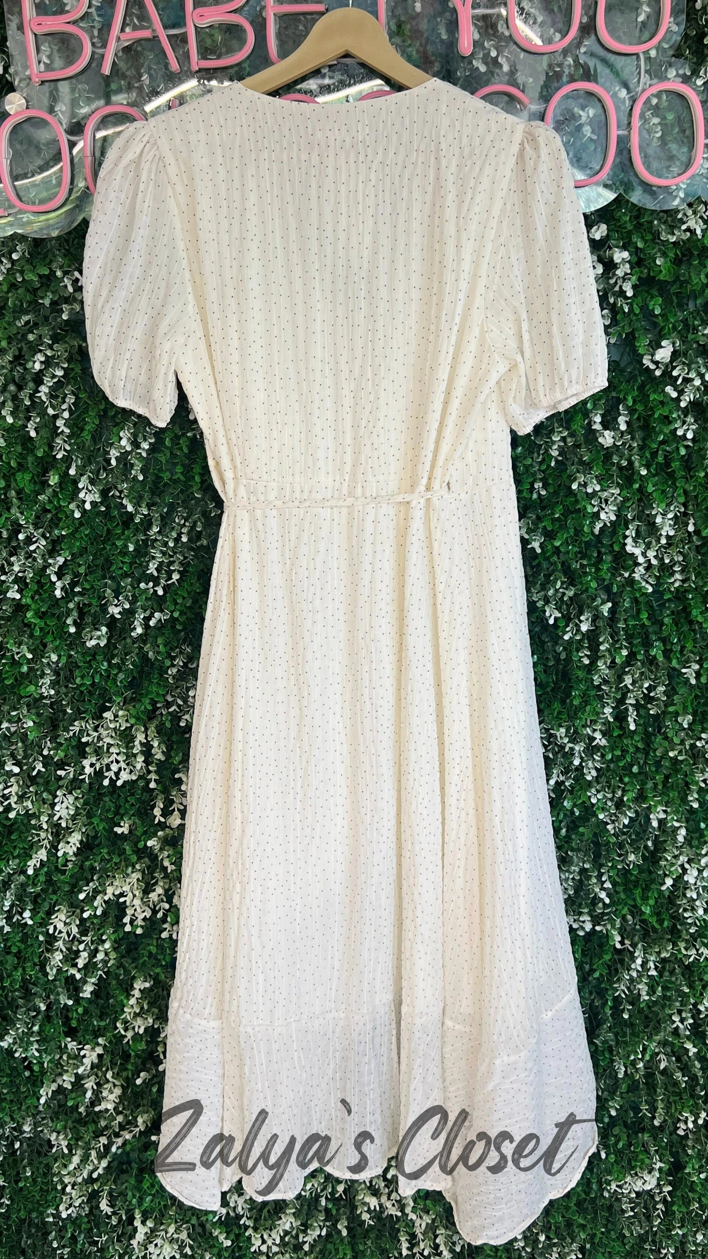 Imported Soft Polka Dress