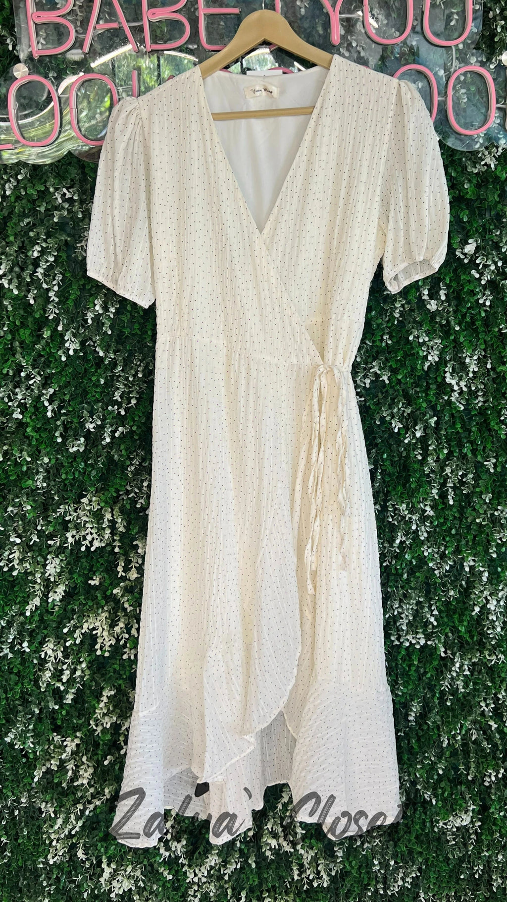 Imported Soft Polka Dress