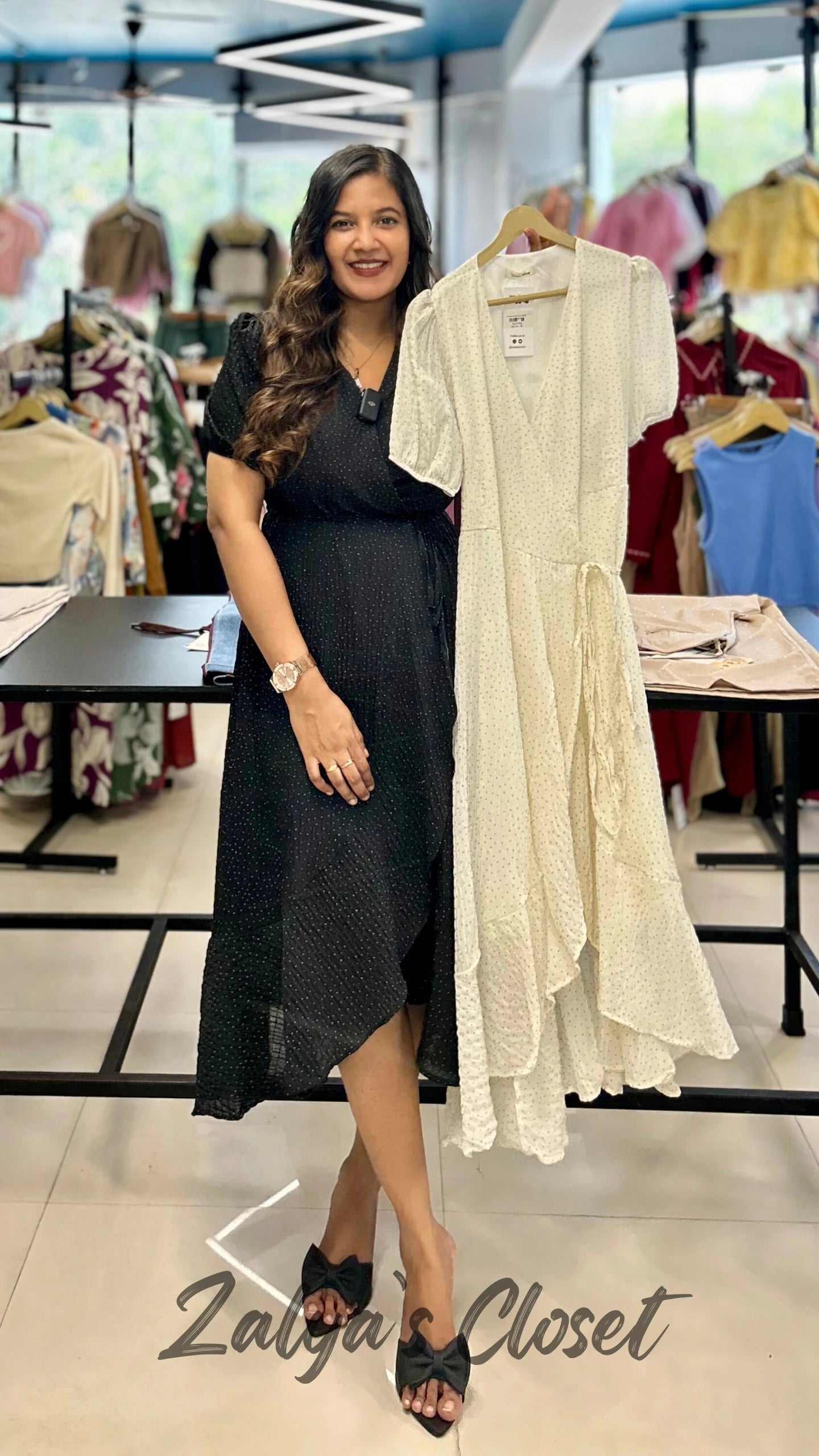 Imported Soft Polka Dress