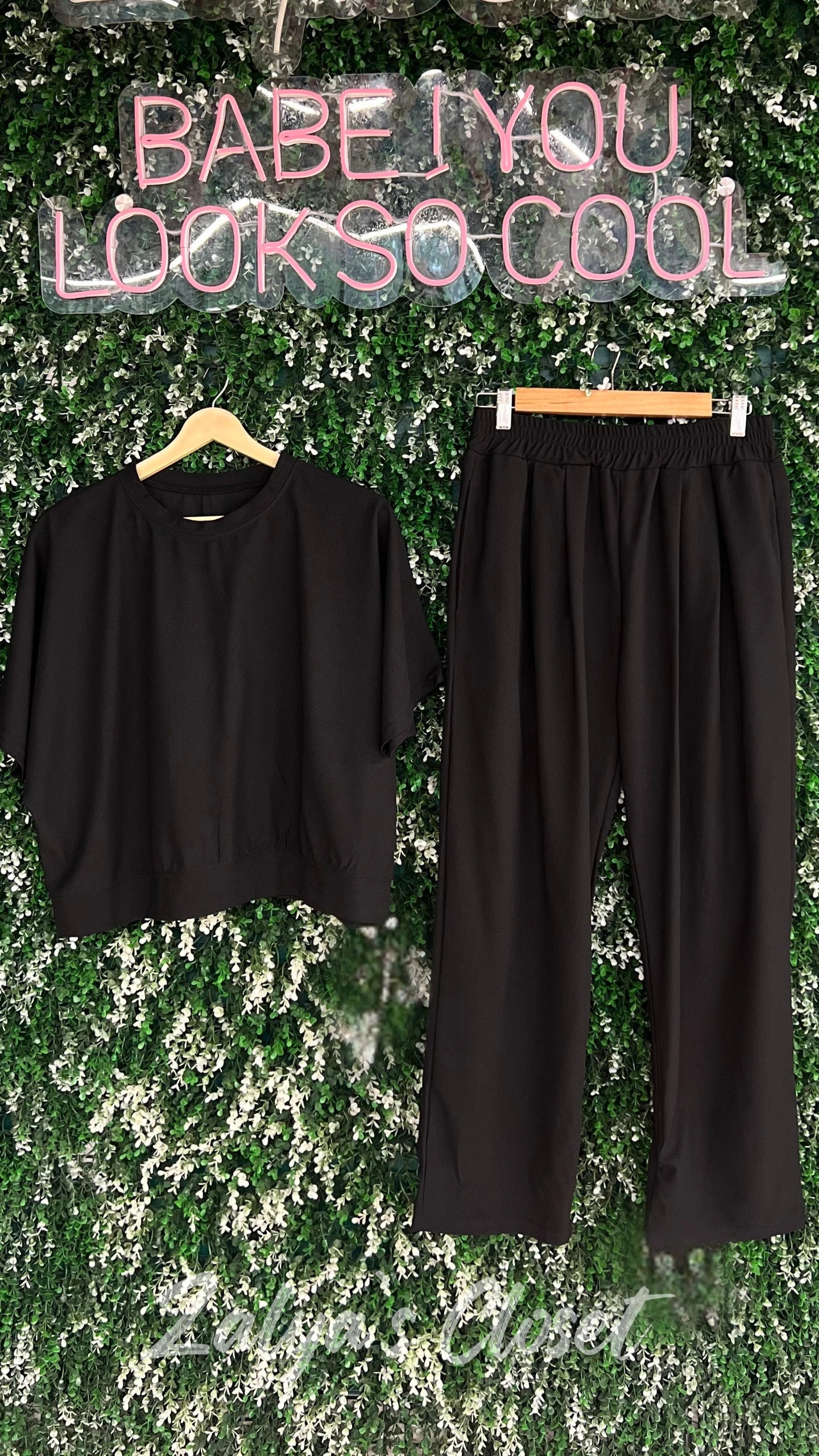 Imported Solid Co-ord Set