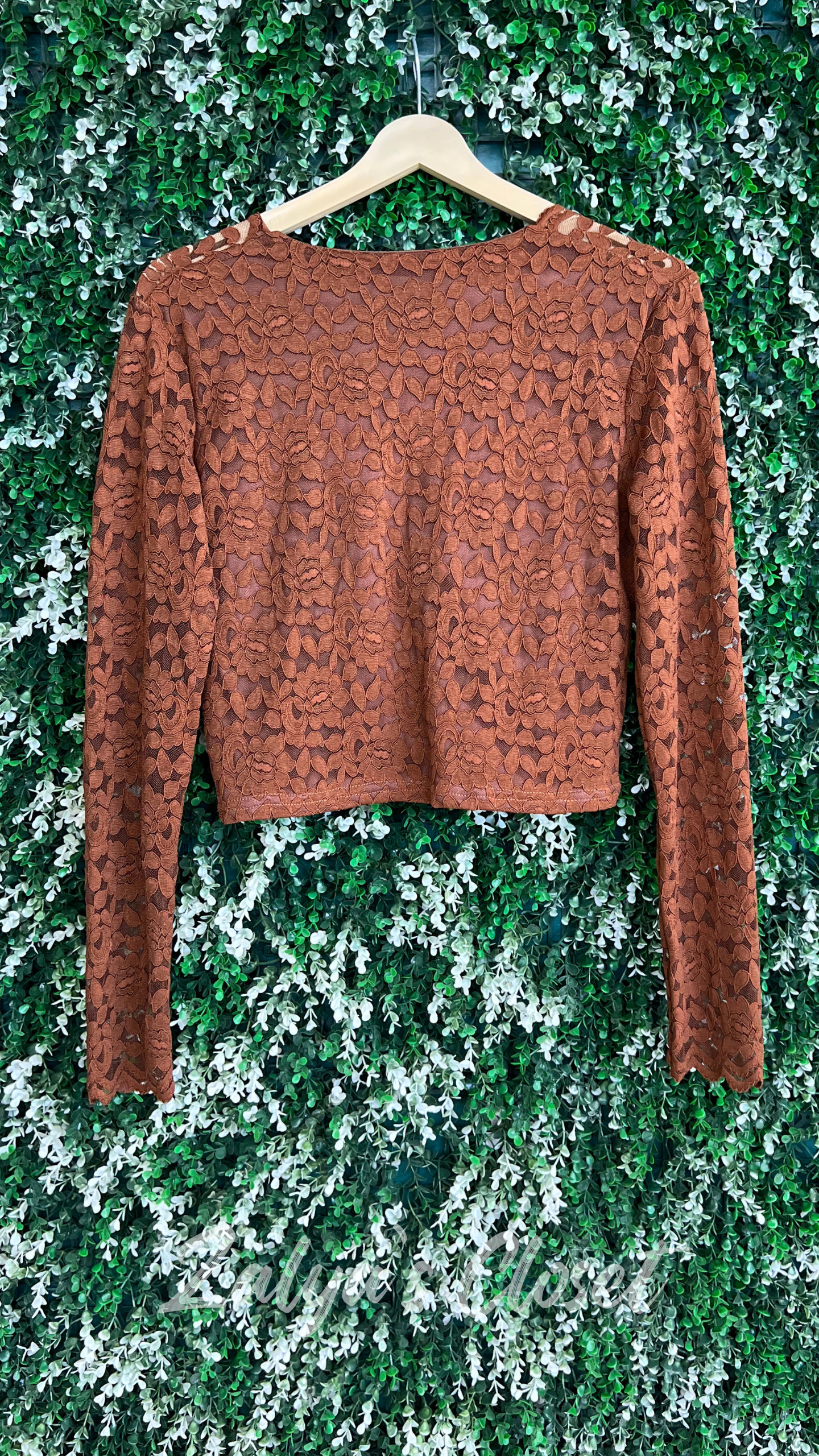 Imported Solid Lace Tops