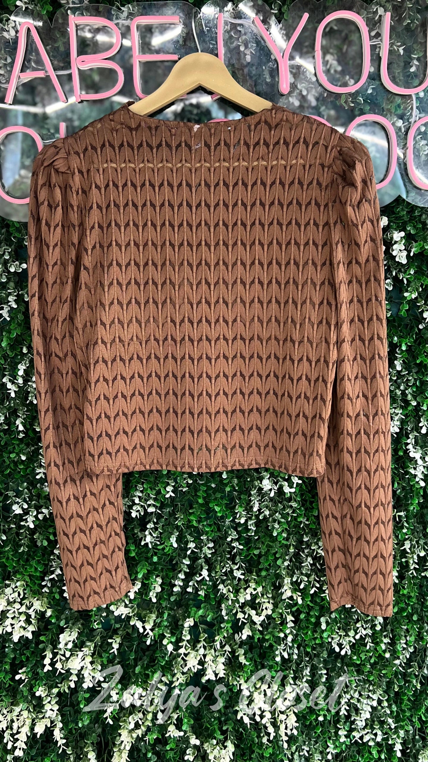 Imported Solid Lace Top