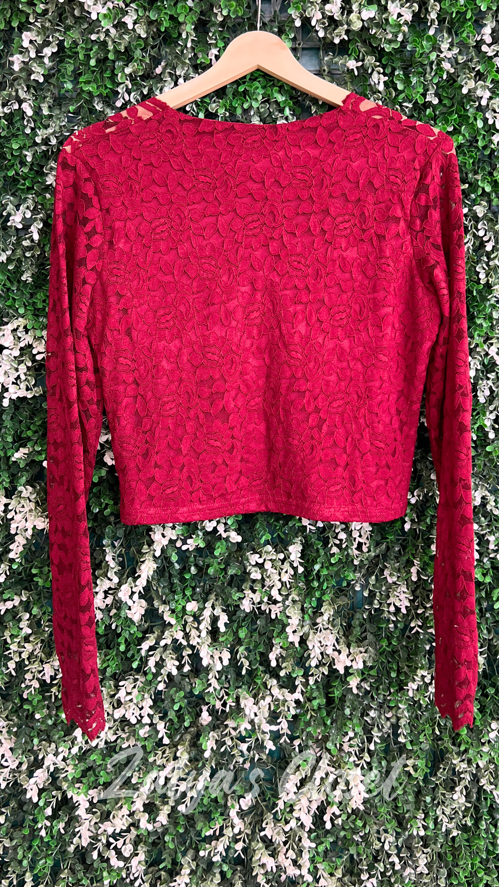 Imported Solid Lace Tops