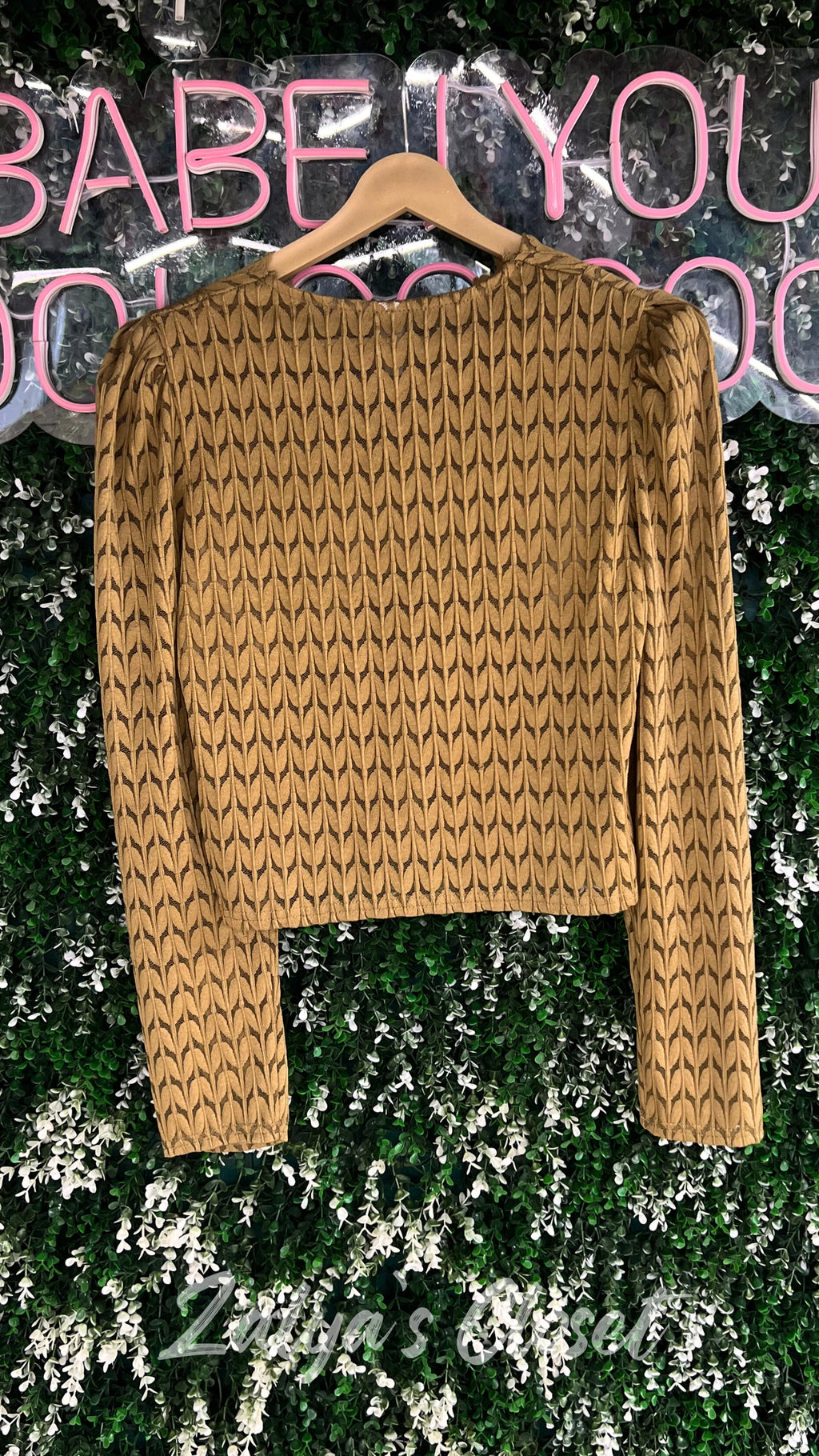 Imported Solid Lace Top